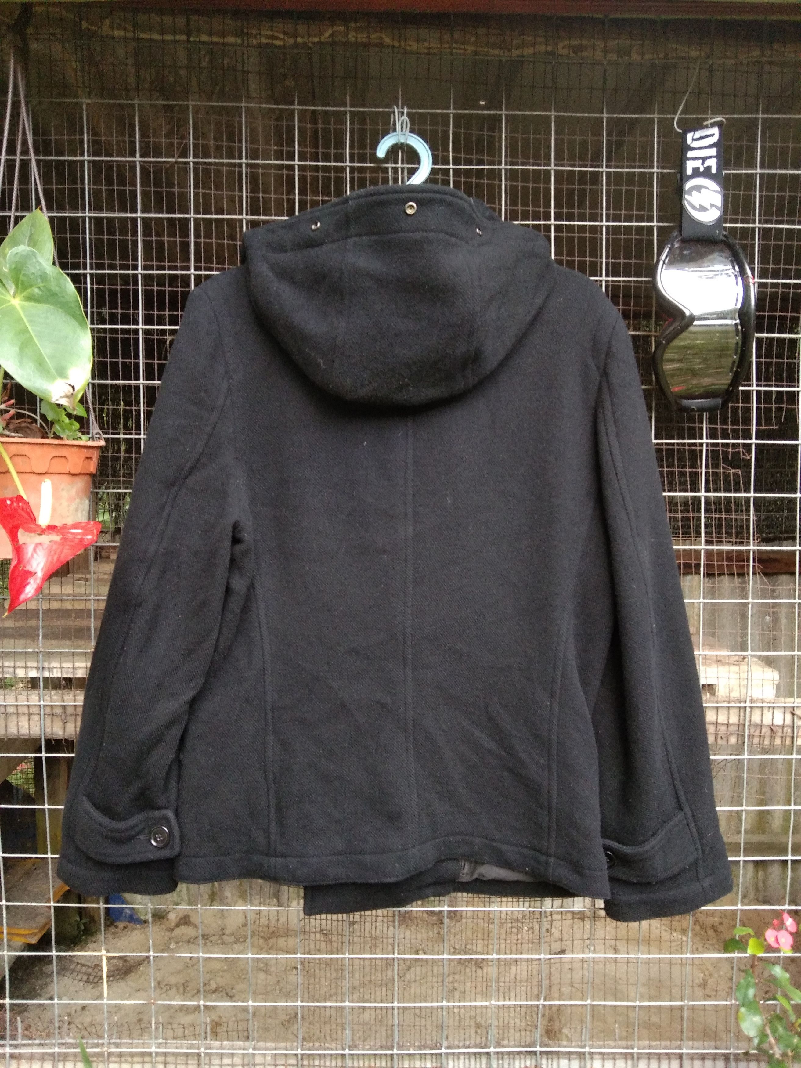 CABANE de ZUCCa × Issey Miyake CABANE DE ZUCCA DOUBLE BREAST WOOL COAT Size US S / EU 44-46 / 1 - 5 Thumbnail