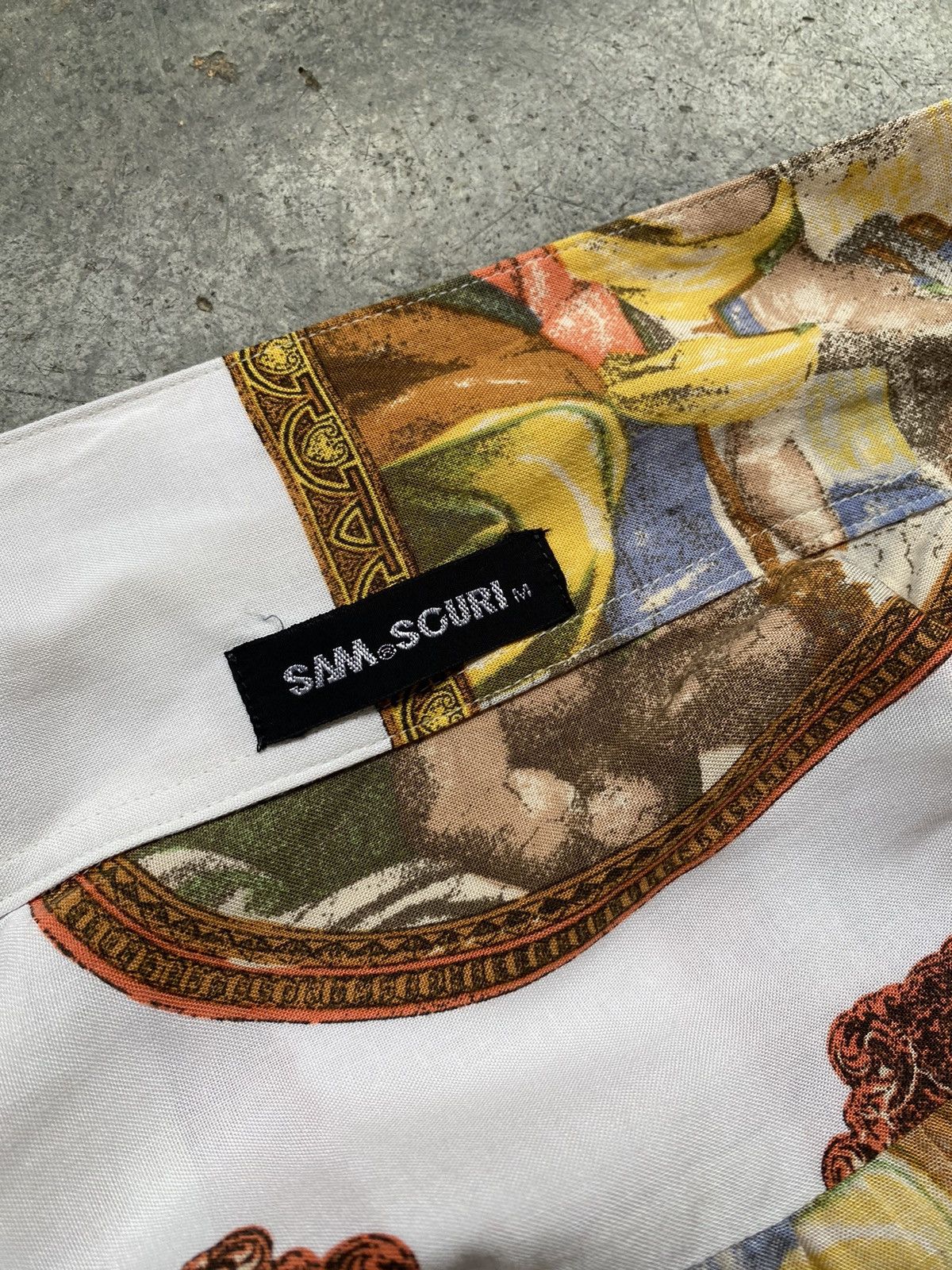 Vintage Vintage Sam Scuri Printed Art Button Ups Rayon Shirt Size US M / EU 48-50 / 2 - 19 Thumbnail