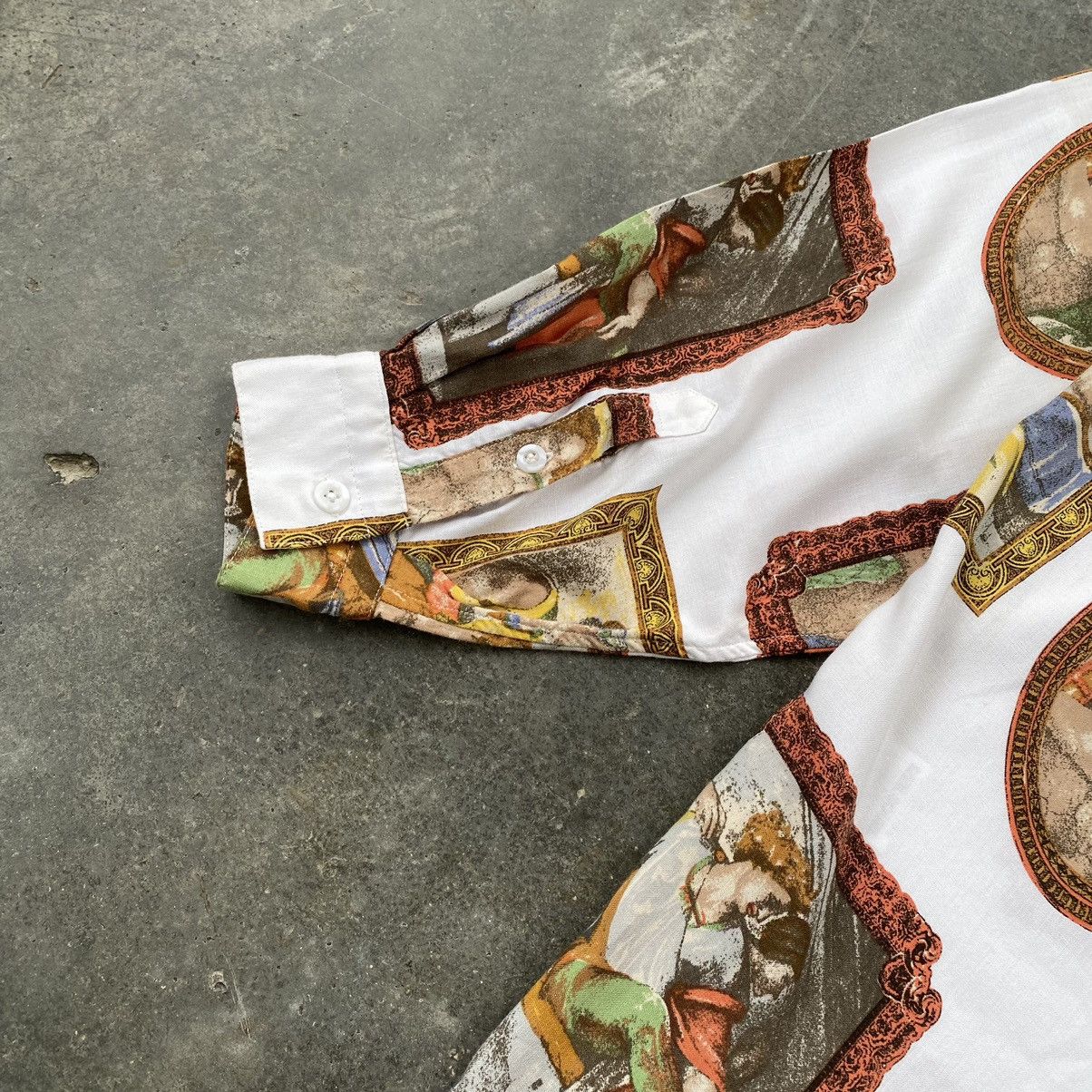 Vintage Vintage Sam Scuri Printed Art Button Ups Rayon Shirt Size US M / EU 48-50 / 2 - 12 Thumbnail