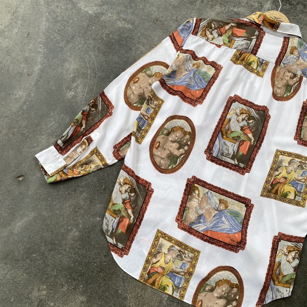 Vintage Vintage Sam Scuri Printed Art Button Ups Rayon Shirt Size US M / EU 48-50 / 2 - 8 Thumbnail