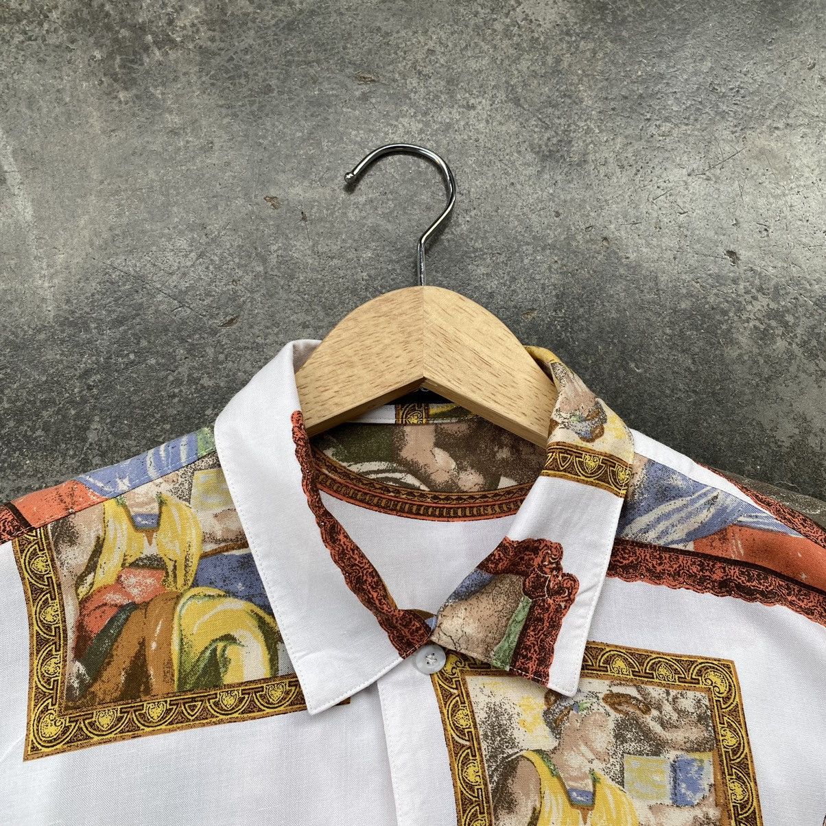 Vintage Vintage Sam Scuri Printed Art Button Ups Rayon Shirt Size US M / EU 48-50 / 2 - 5 Thumbnail
