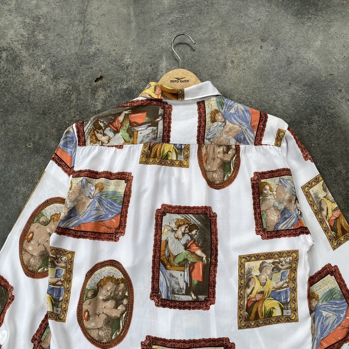 Vintage Vintage Sam Scuri Printed Art Button Ups Rayon Shirt Size US M / EU 48-50 / 2 - 10 Thumbnail