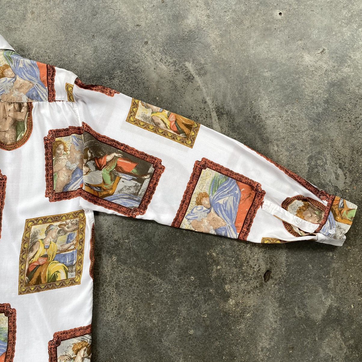 Vintage Vintage Sam Scuri Printed Art Button Ups Rayon Shirt Size US M / EU 48-50 / 2 - 17 Thumbnail