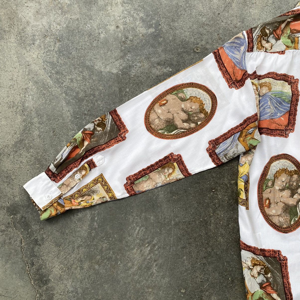 Vintage Vintage Sam Scuri Printed Art Button Ups Rayon Shirt Size US M / EU 48-50 / 2 - 16 Thumbnail