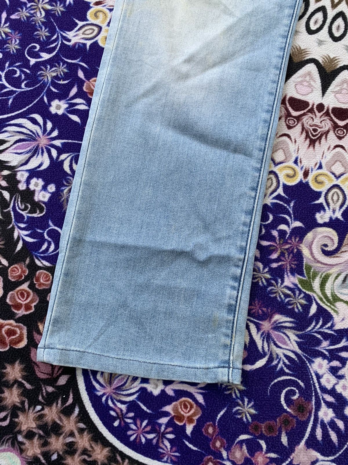Levi's Vintage Clothing Levis 502 Faded Wash Denim Size US 35 - 3 Thumbnail