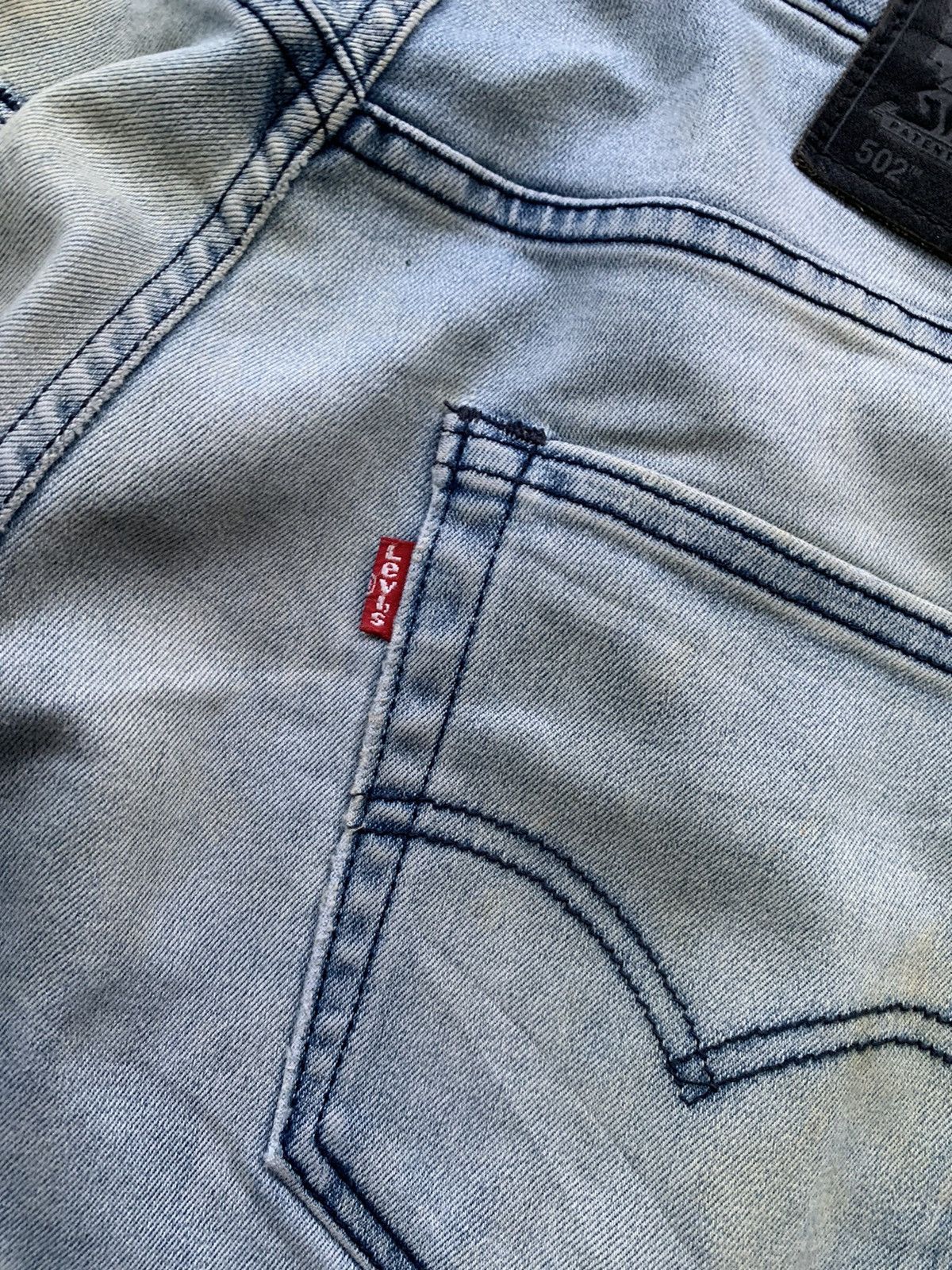 Levi's Vintage Clothing Levis 502 Faded Wash Denim Size US 35 - 14 Thumbnail