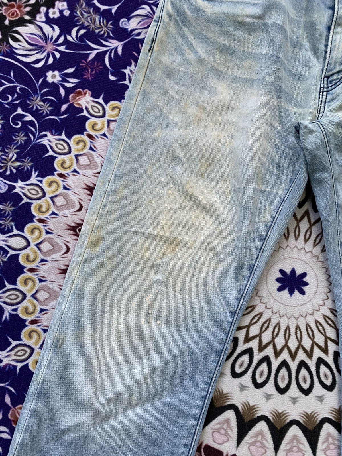 Levi's Vintage Clothing Levis 502 Faded Wash Denim Size US 35 - 5 Thumbnail