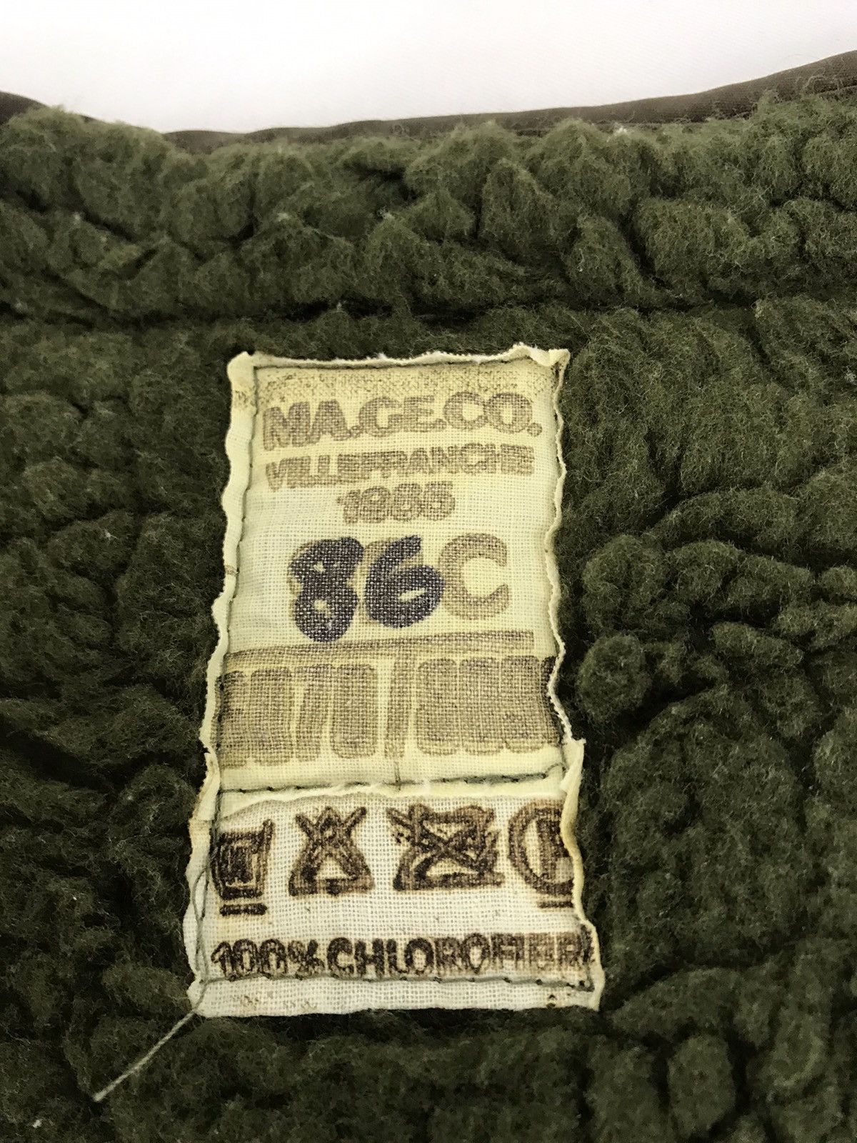 Vintage RARE French Military MA. GE. CO. VILLEFRANCHE 1985 Size US XXL / EU 58 / 5 - 3 Thumbnail
