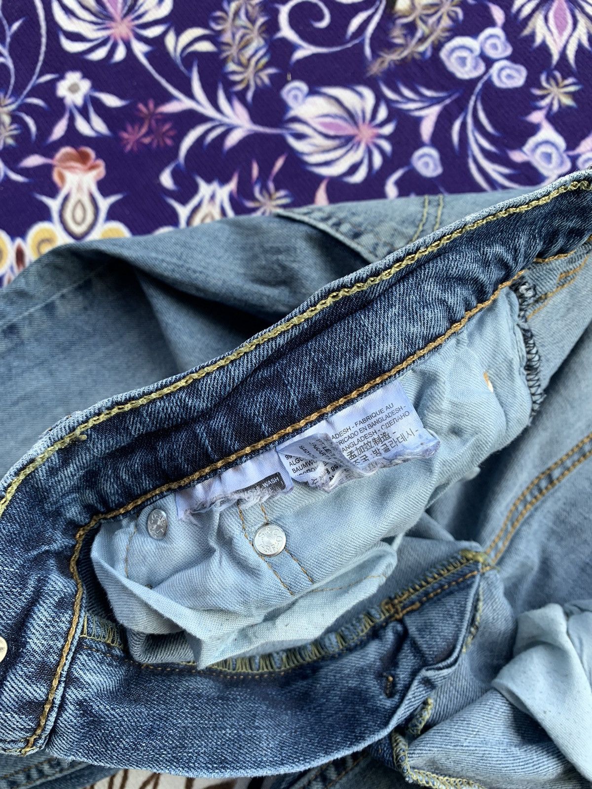 Other Levis Single R Faded Wash Denim Size US 34 / EU 50 - 7 Thumbnail