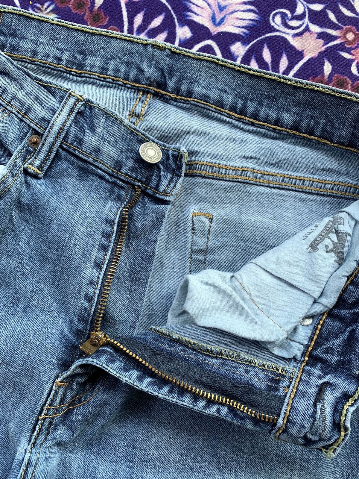 Other Levis Single R Faded Wash Denim Size US 34 / EU 50 - 6 Thumbnail