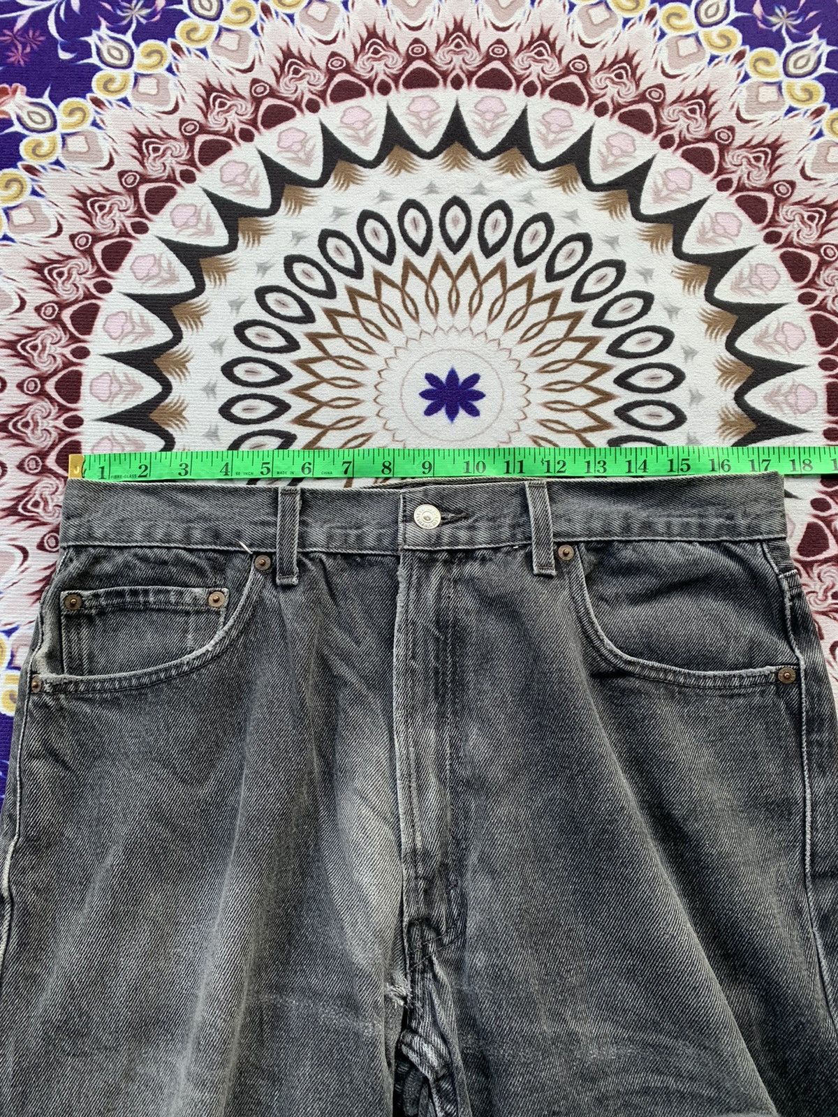 If Six Was Nine Vintage Levis 505 Faded Wash Denim Size US 34 / EU 50 - 2 Thumbnail