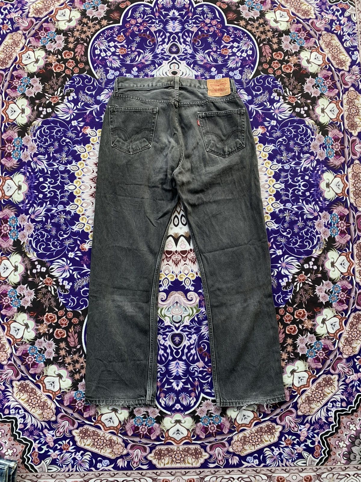 If Six Was Nine Vintage Levis 505 Faded Wash Denim Size US 34 / EU 50 - 9 Thumbnail