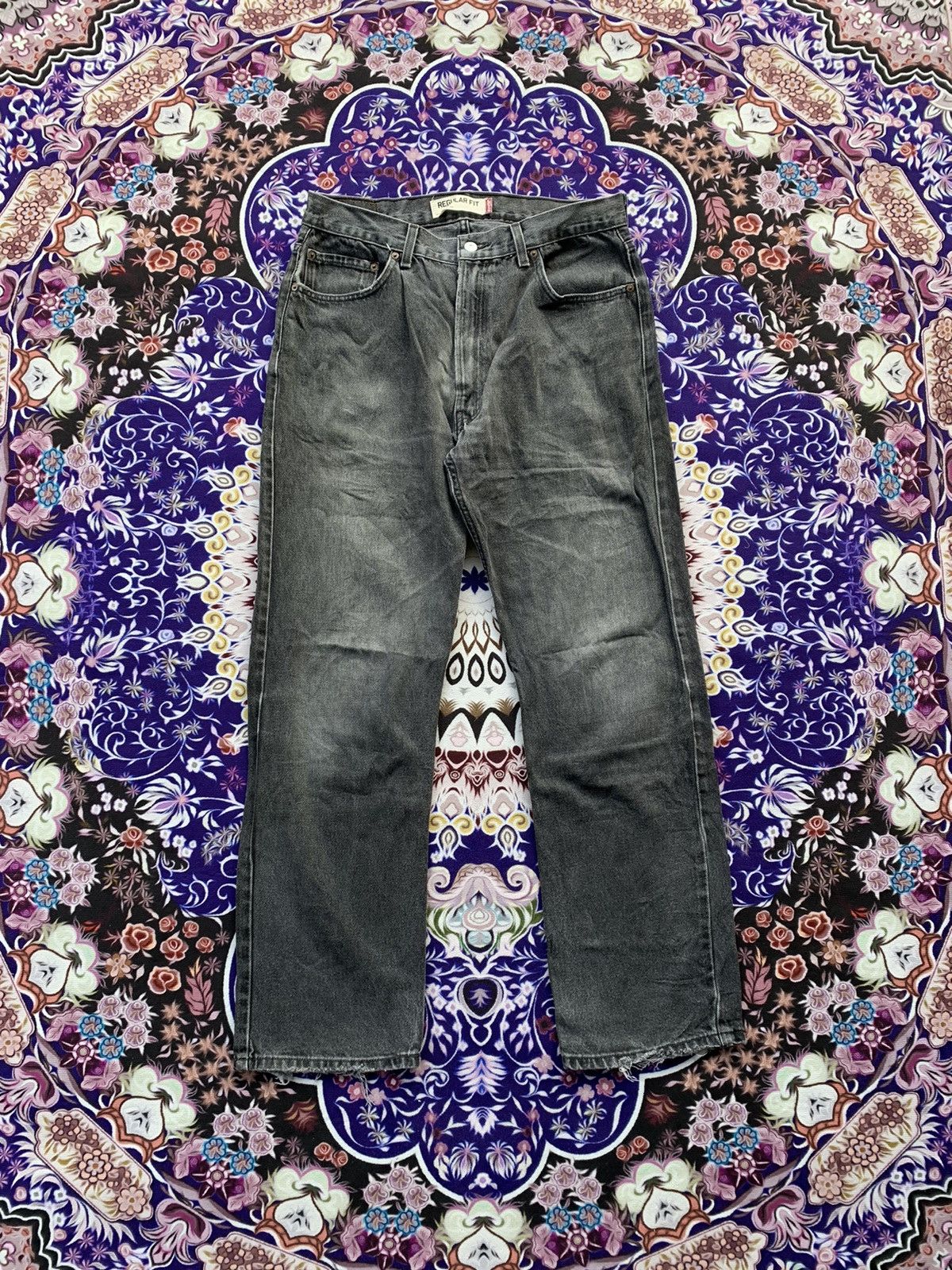 If Six Was Nine Vintage Levis 505 Faded Wash Denim Size US 34 / EU 50 - 1 Thumbnail