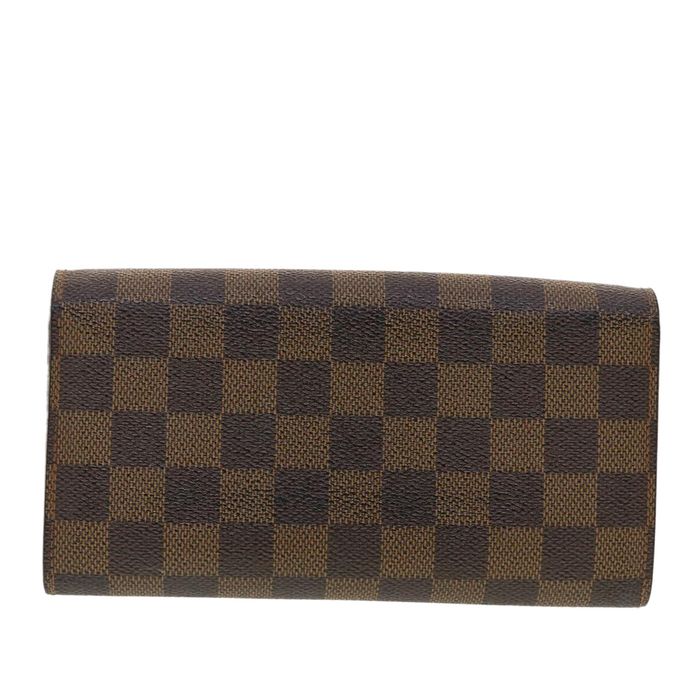 Louis Vuitton Damier Ebene Porte-Monnaie Viennois French Wallet