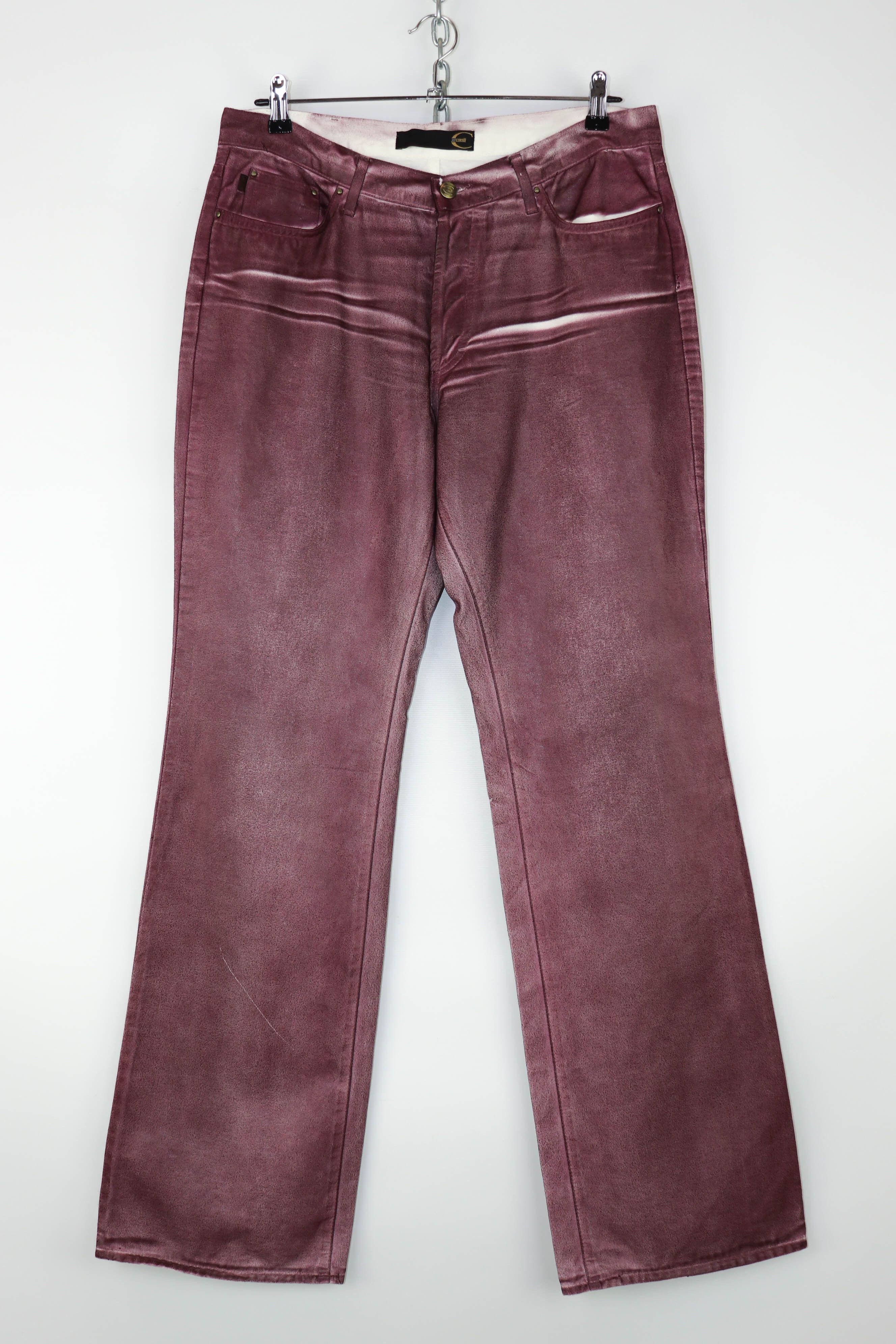 Just Cavalli Vintage 90s 00s Printed Graphics Denim Jeans