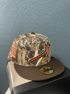 ROOSTER New Era 59Fifty Fitted Hat (Brown Real Tree Green Under