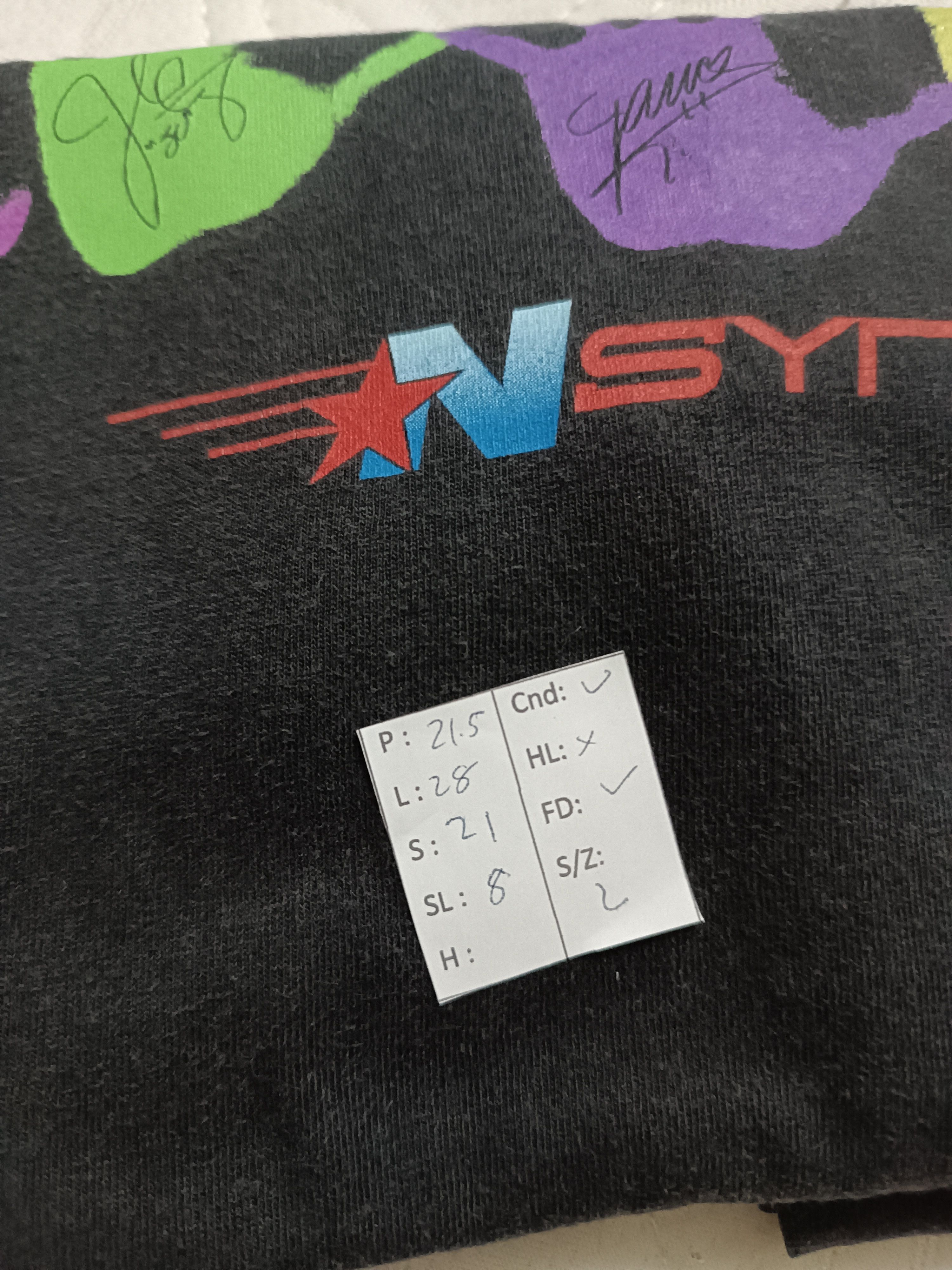 Band Tees VINTAGE Y2K NSYNC PLANET HOLLYWOOD (backstreet westlife) Size US L / EU 52-54 / 3 - 11 Thumbnail