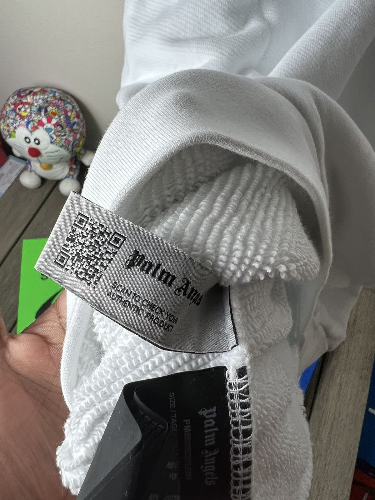 Palm Angels Palm Angels Logo Glow in the Dark Hoodie Size US XL / EU 56 / 4 - 15 Thumbnail