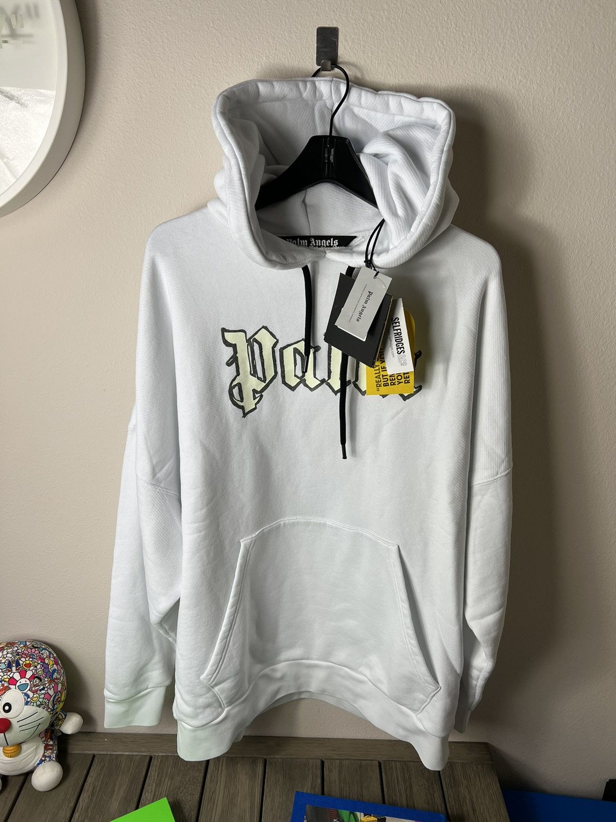 Palm Angels Palm Angels Logo Glow in the Dark Hoodie Size US XL / EU 56 / 4 - 1 Thumbnail