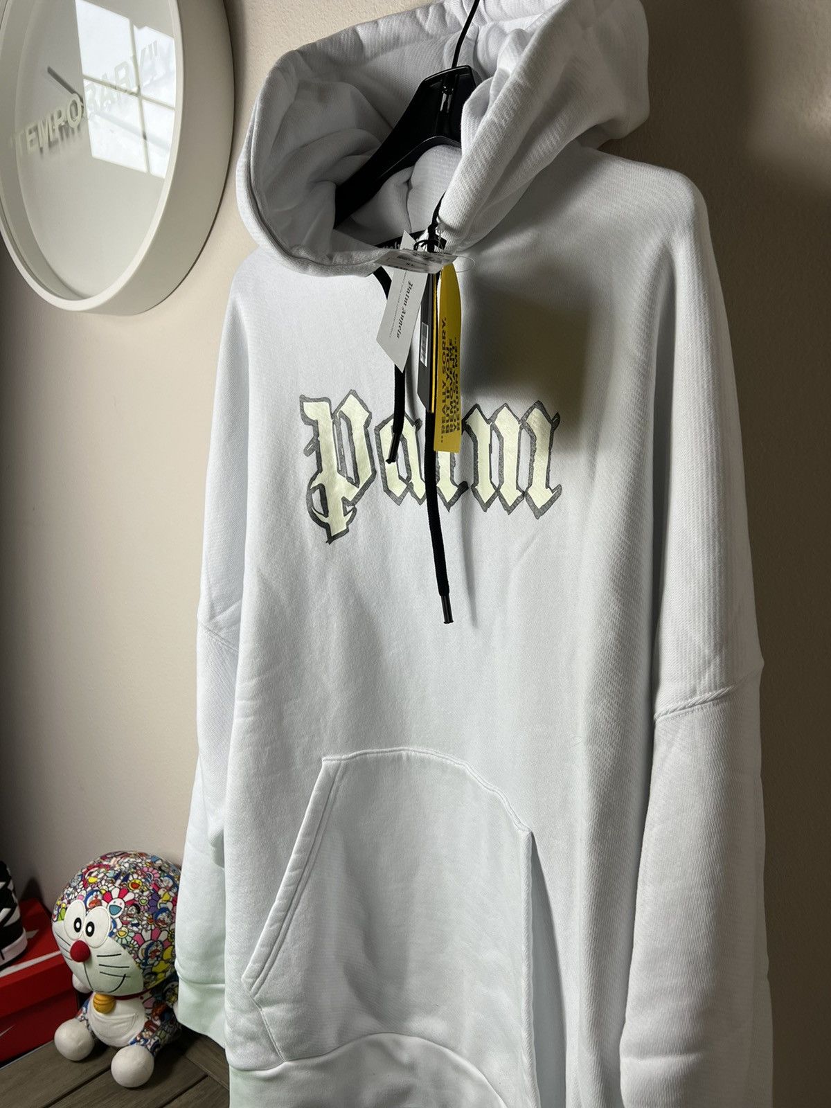 Palm angels glow in the dark hoodie clearance