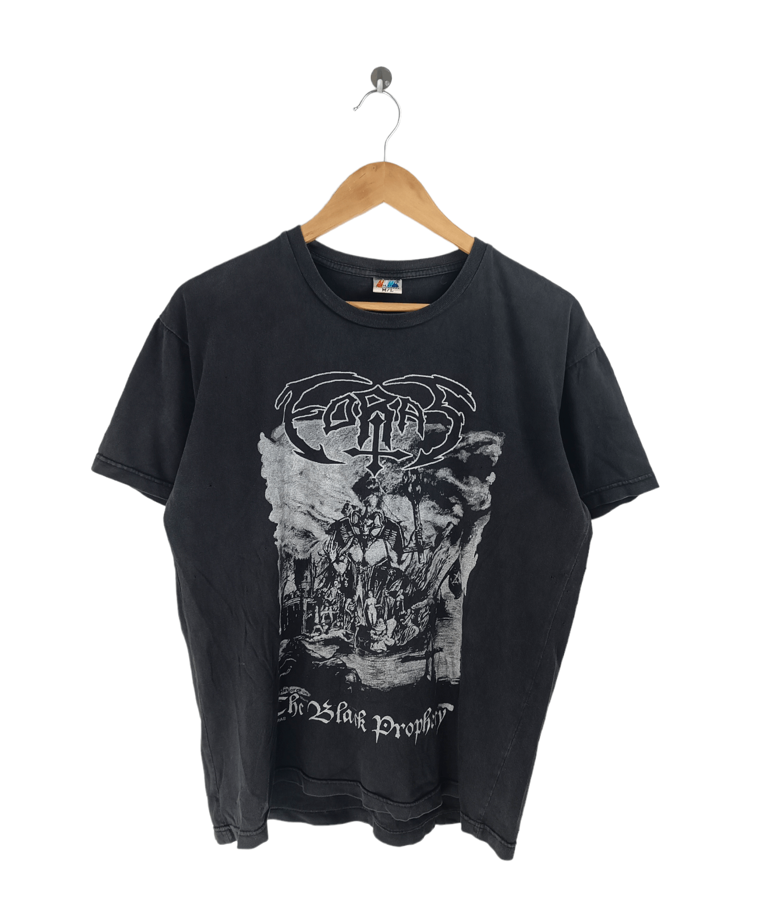 Band Tees THRASHED FADED VINTAGE THRASHED DISTRESSED FORAS METAL TEE Size US M / EU 48-50 / 2 - 2 Thumbnail