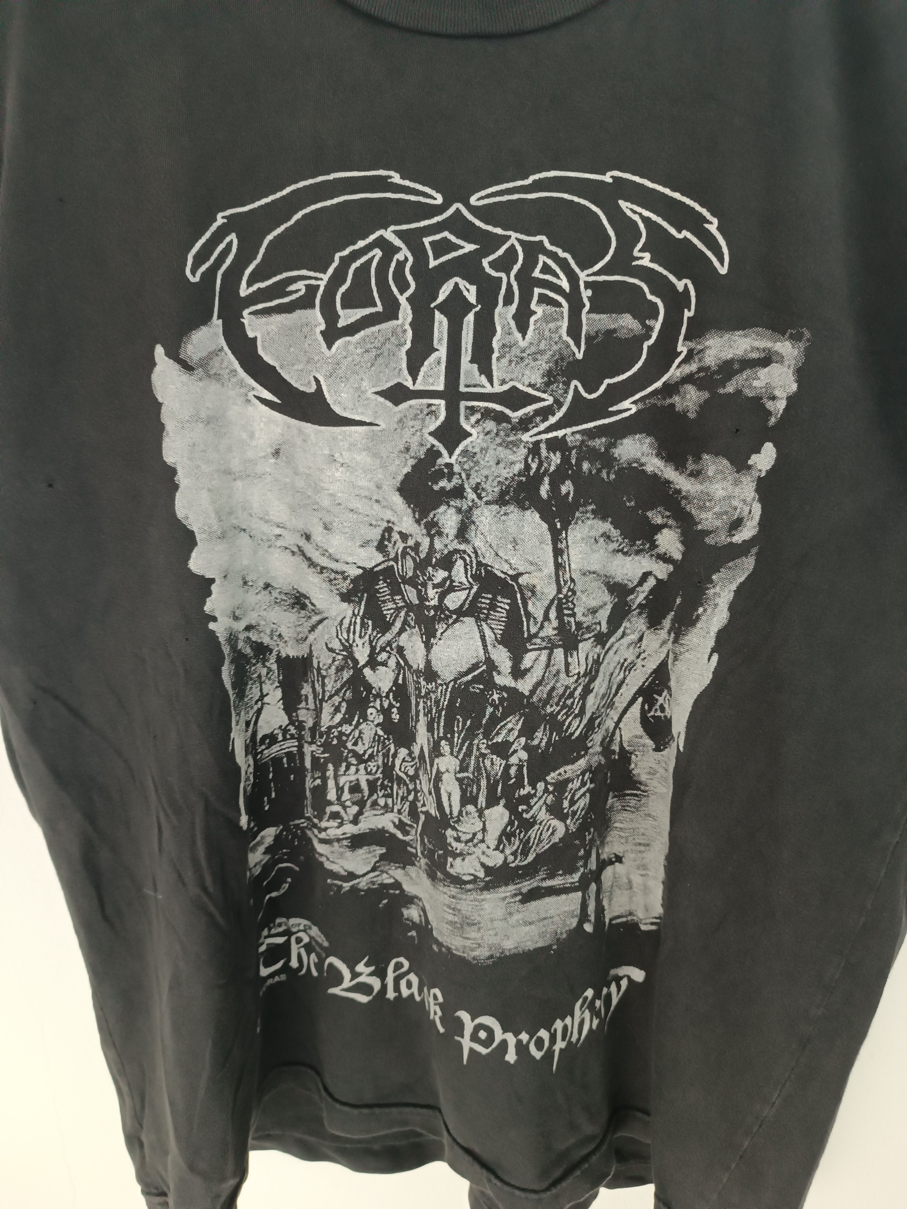 Band Tees THRASHED FADED VINTAGE THRASHED DISTRESSED FORAS METAL TEE Size US M / EU 48-50 / 2 - 4 Thumbnail