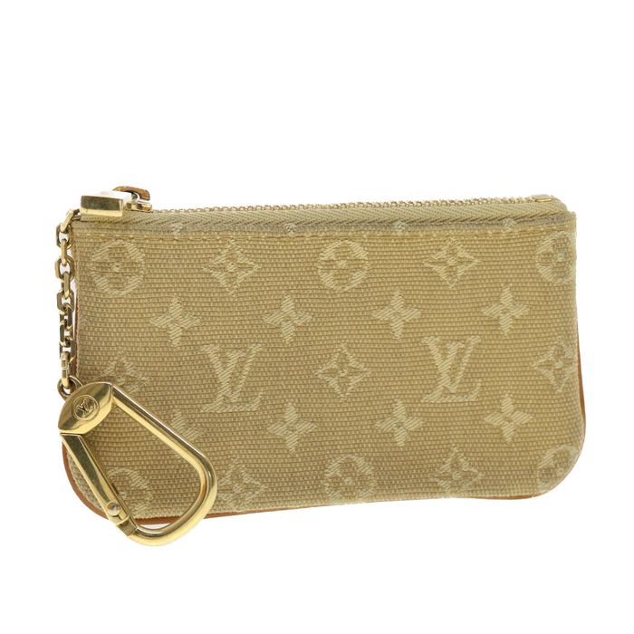 LOUIS VUITTON Monogram Pochette Cles Coin Purse M62650 LV Auth