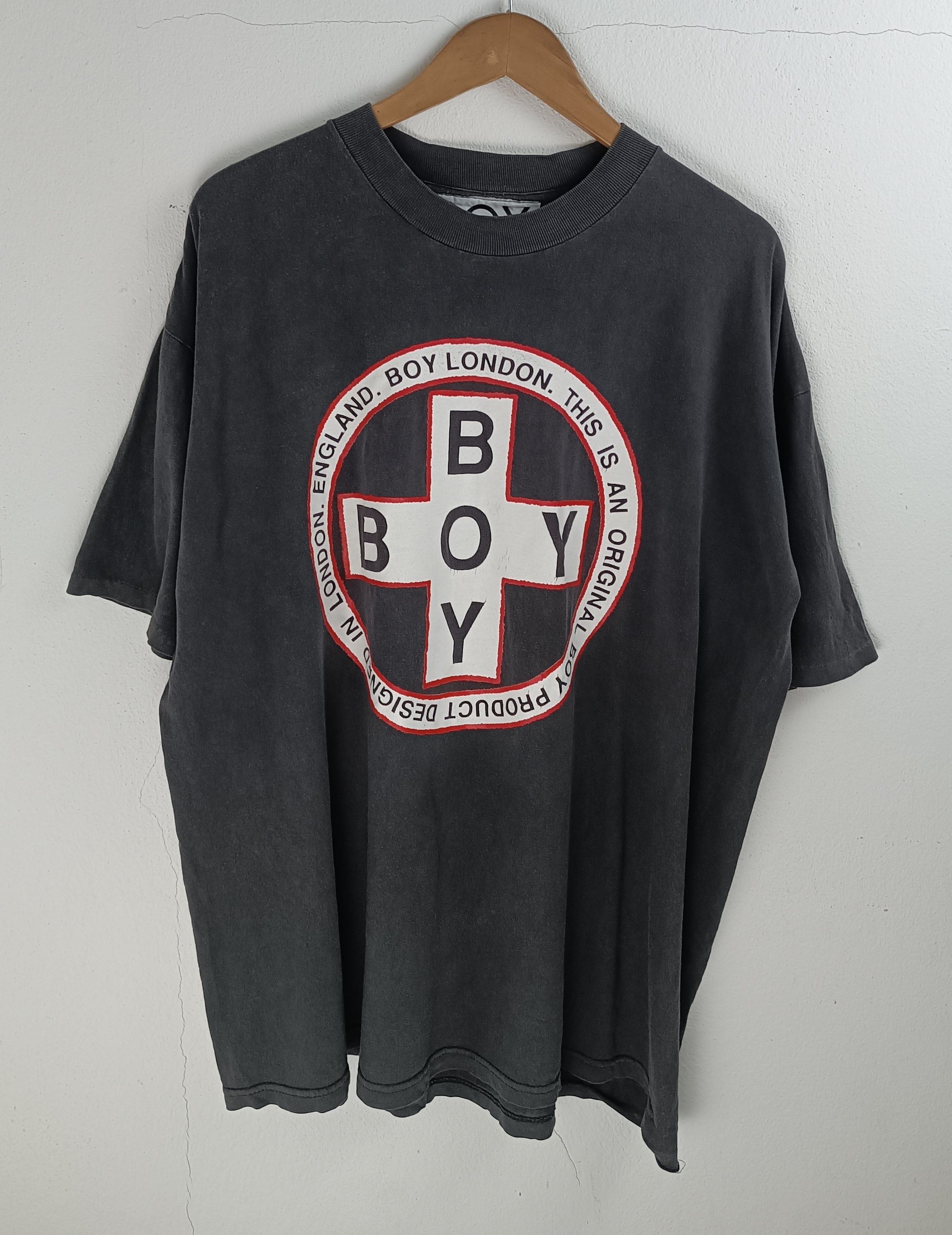 Boy London 🔥RARE🔥VINTAGE 90'S BOY LONDON DISTRESSED TEE Size US XL / EU 56 / 4 - 3 Thumbnail