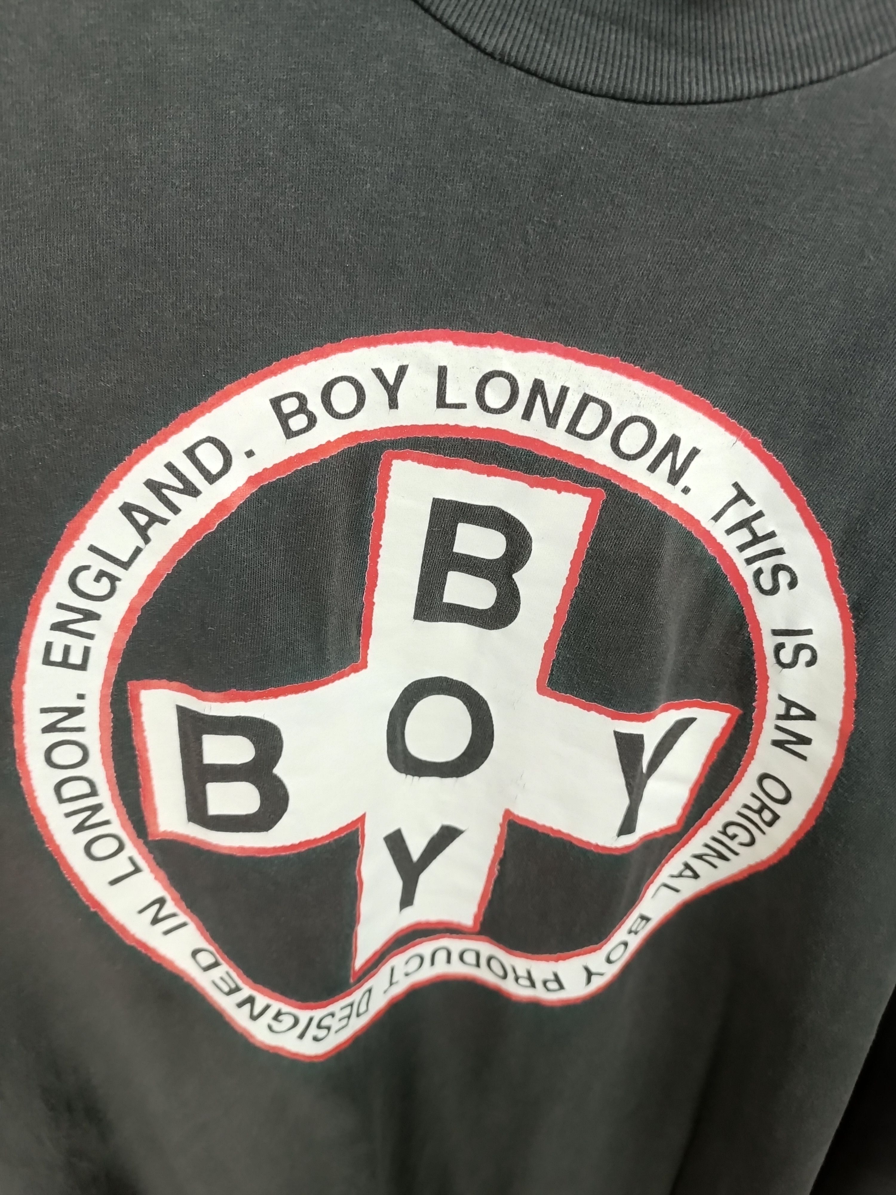 Boy London 🔥RARE🔥VINTAGE 90'S BOY LONDON DISTRESSED TEE Size US XL / EU 56 / 4 - 13 Thumbnail