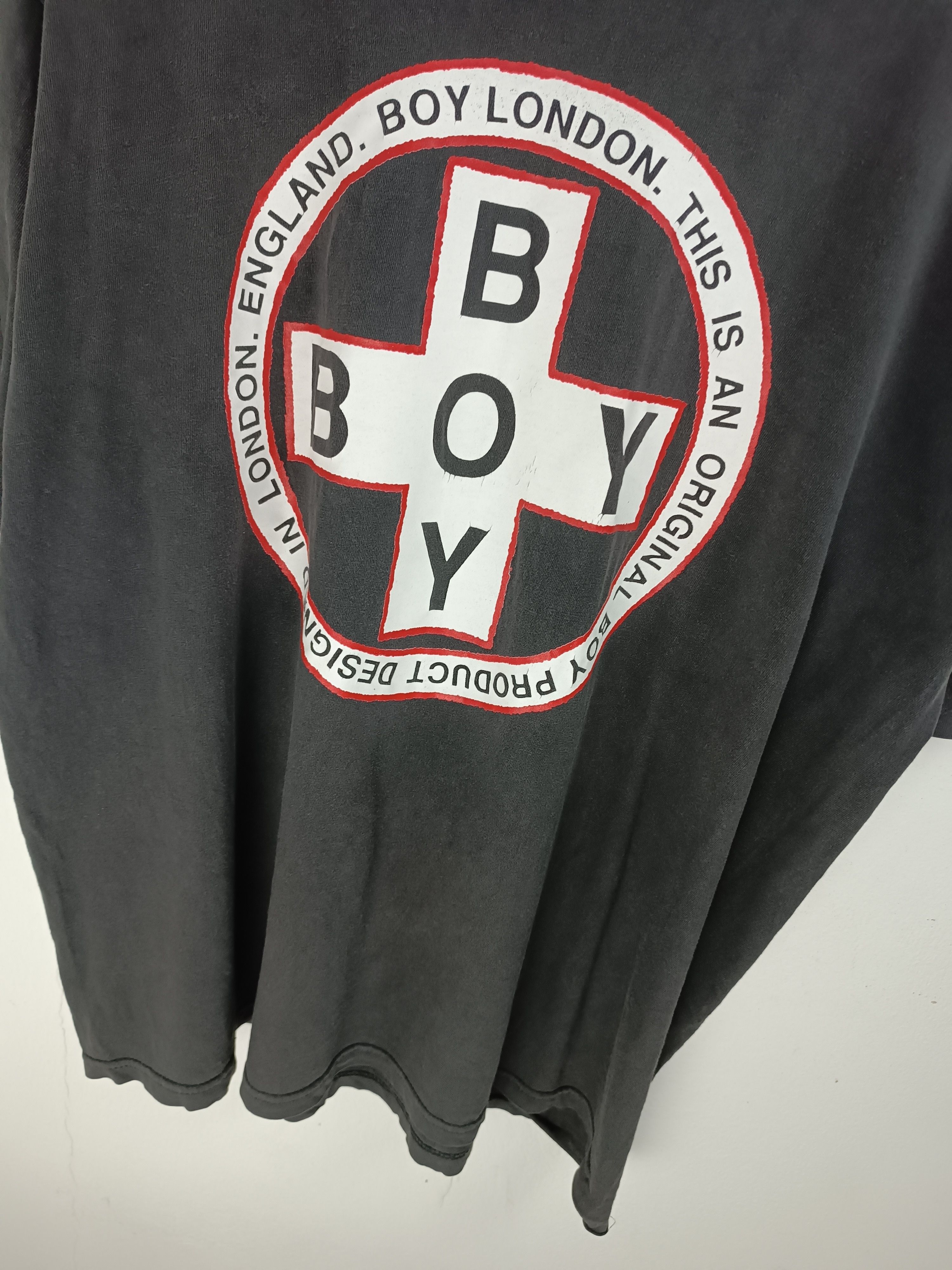 Boy London 🔥RARE🔥VINTAGE 90'S BOY LONDON DISTRESSED TEE Size US XL / EU 56 / 4 - 9 Thumbnail