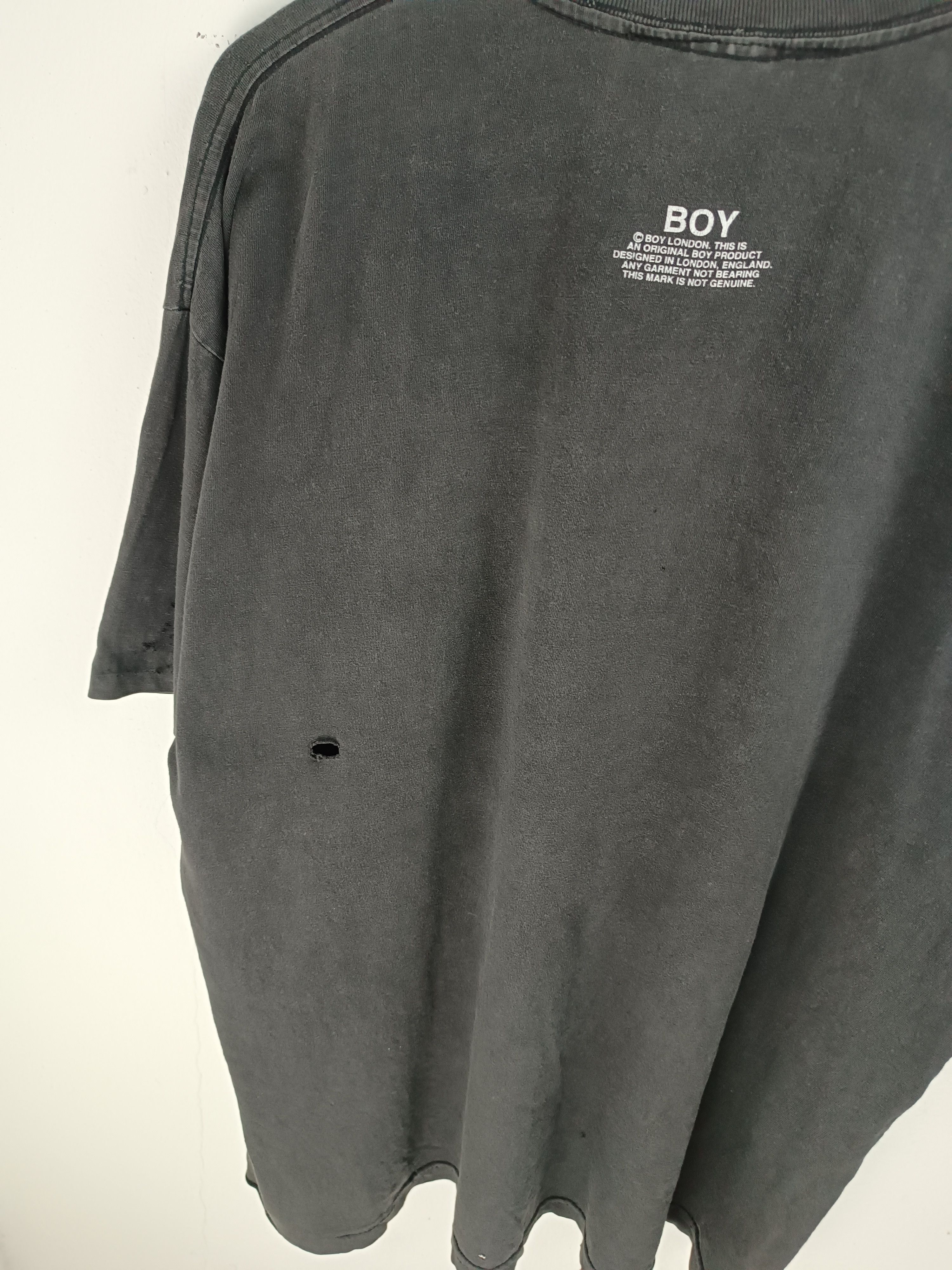 Boy London 🔥RARE🔥VINTAGE 90'S BOY LONDON DISTRESSED TEE Size US XL / EU 56 / 4 - 18 Thumbnail