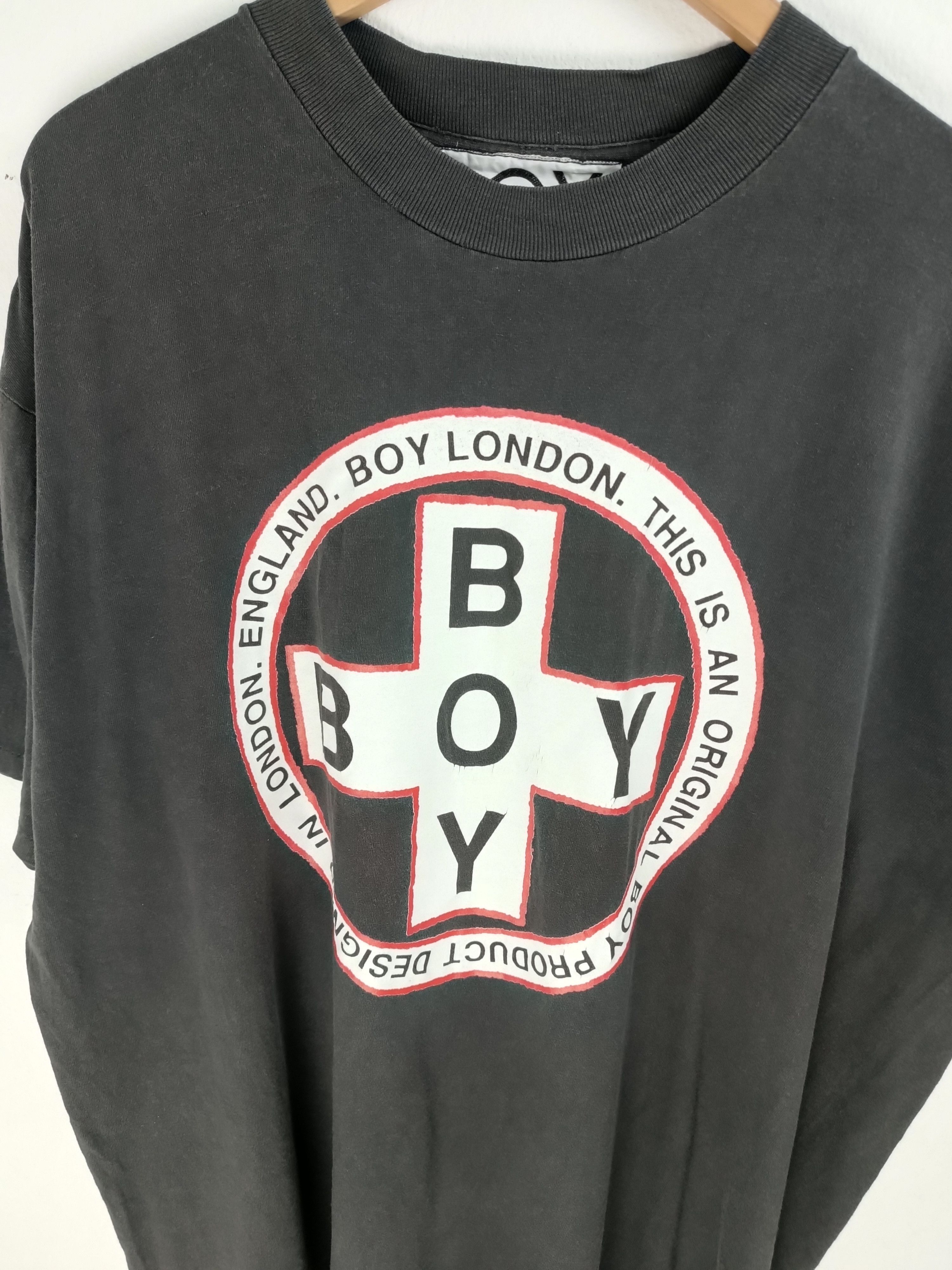 Boy London 🔥RARE🔥VINTAGE 90'S BOY LONDON DISTRESSED TEE Size US XL / EU 56 / 4 - 6 Thumbnail