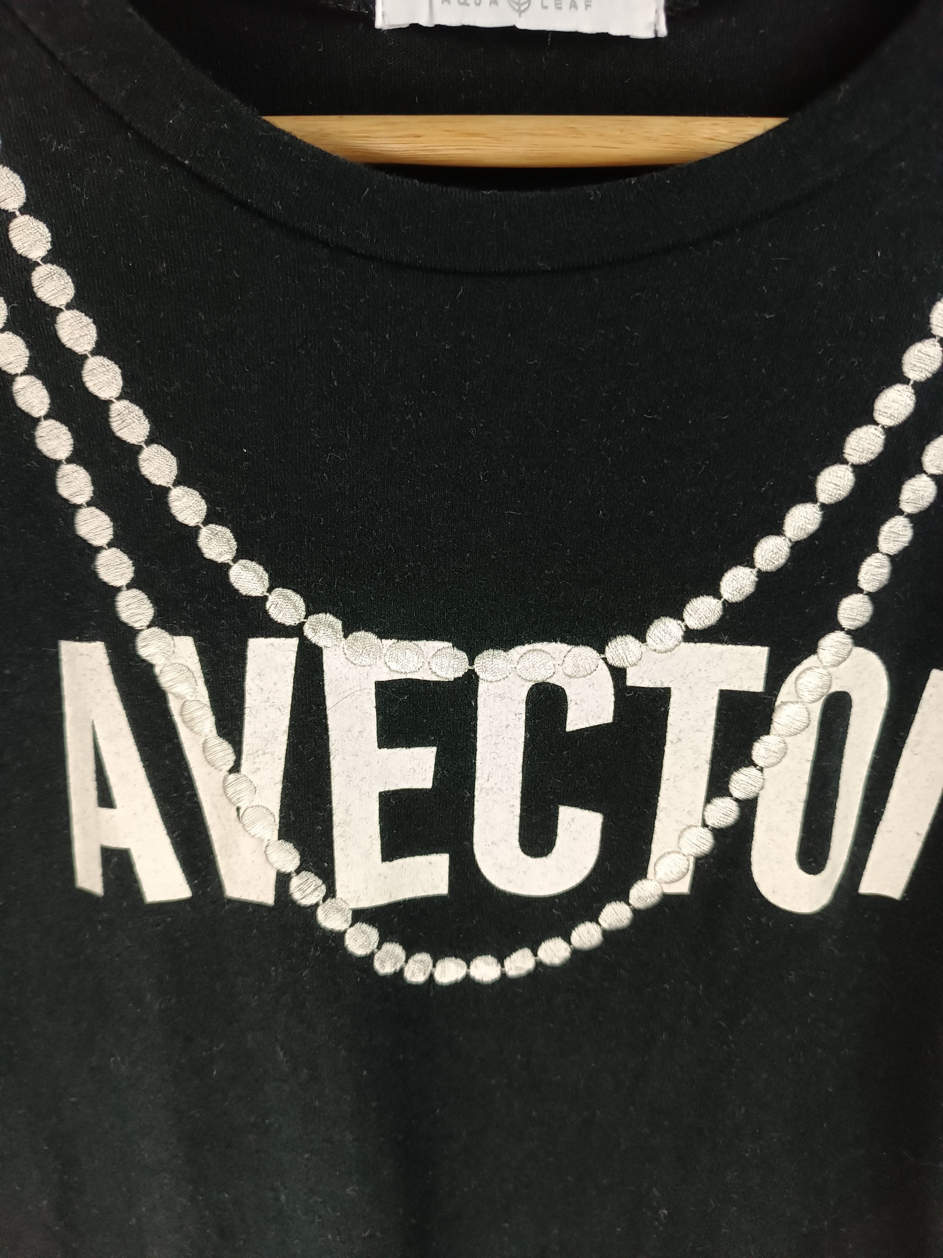 Japanese Brand AVECTOI AQUA LEAF EMBROIDERY TEE Size S / US 4 / IT 40 - 8 Thumbnail
