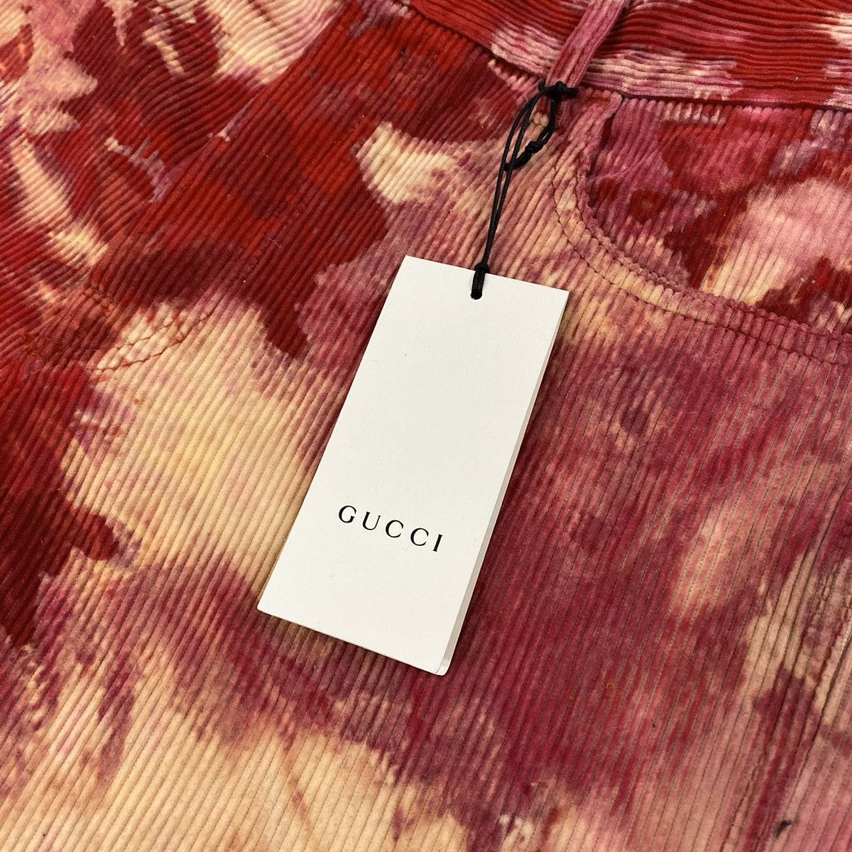 Gucci Gucci Bleached Tie-dye Corduroy Velvet Pants Size US 32 / EU 48 - 13 Thumbnail