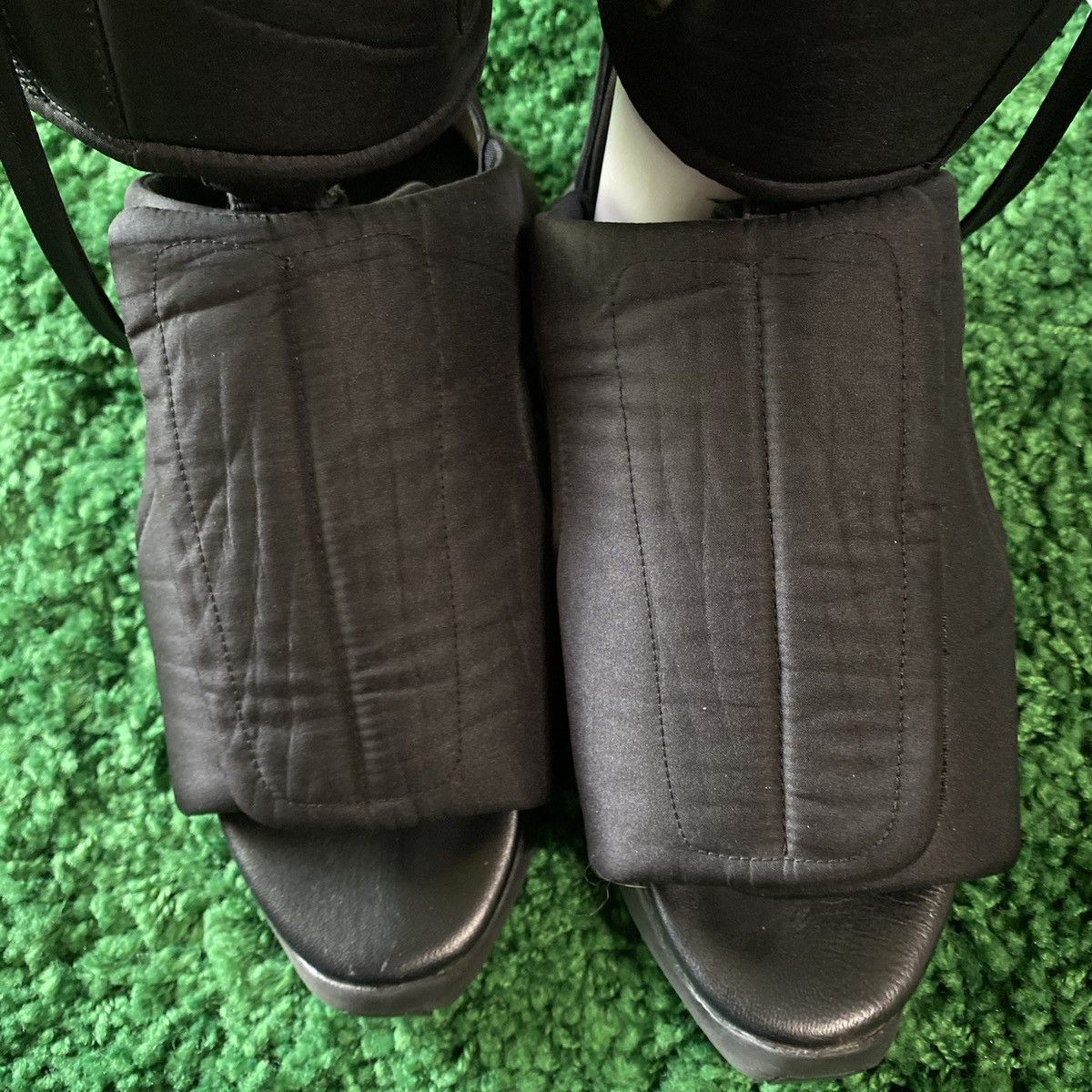 Adidas × Rick Owens Rick Owens x Cargo Sandal Black | Black | White Size US 6 / EU 39 - 6 Thumbnail