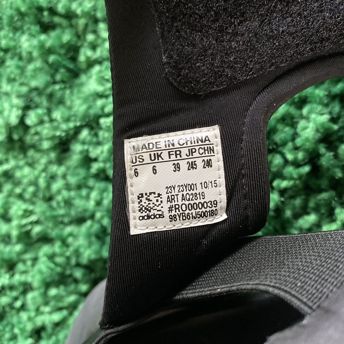 Adidas × Rick Owens Rick Owens x Cargo Sandal Black | Black | White Size US 6 / EU 39 - 11 Thumbnail