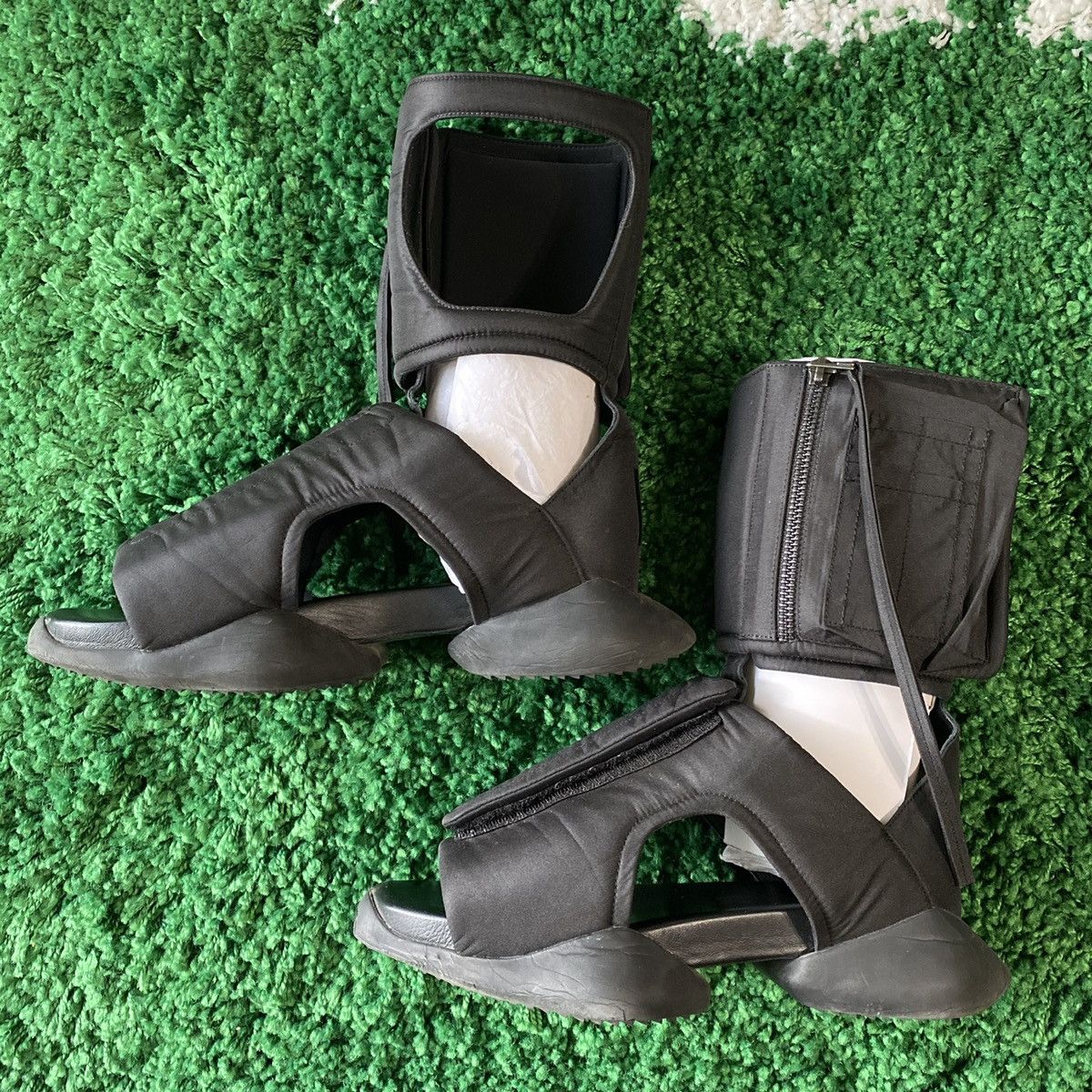 Adidas × Rick Owens Rick Owens x Cargo Sandal Black | Black | White Size US 6 / EU 39 - 4 Thumbnail