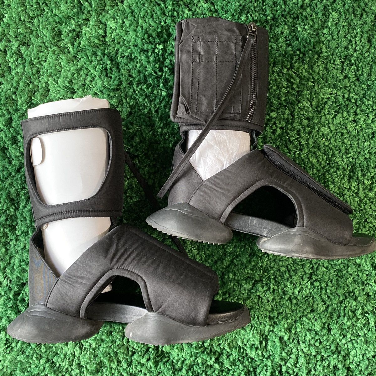 Adidas × Rick Owens Rick Owens x Cargo Sandal Black | Black | White Size US 6 / EU 39 - 5 Thumbnail