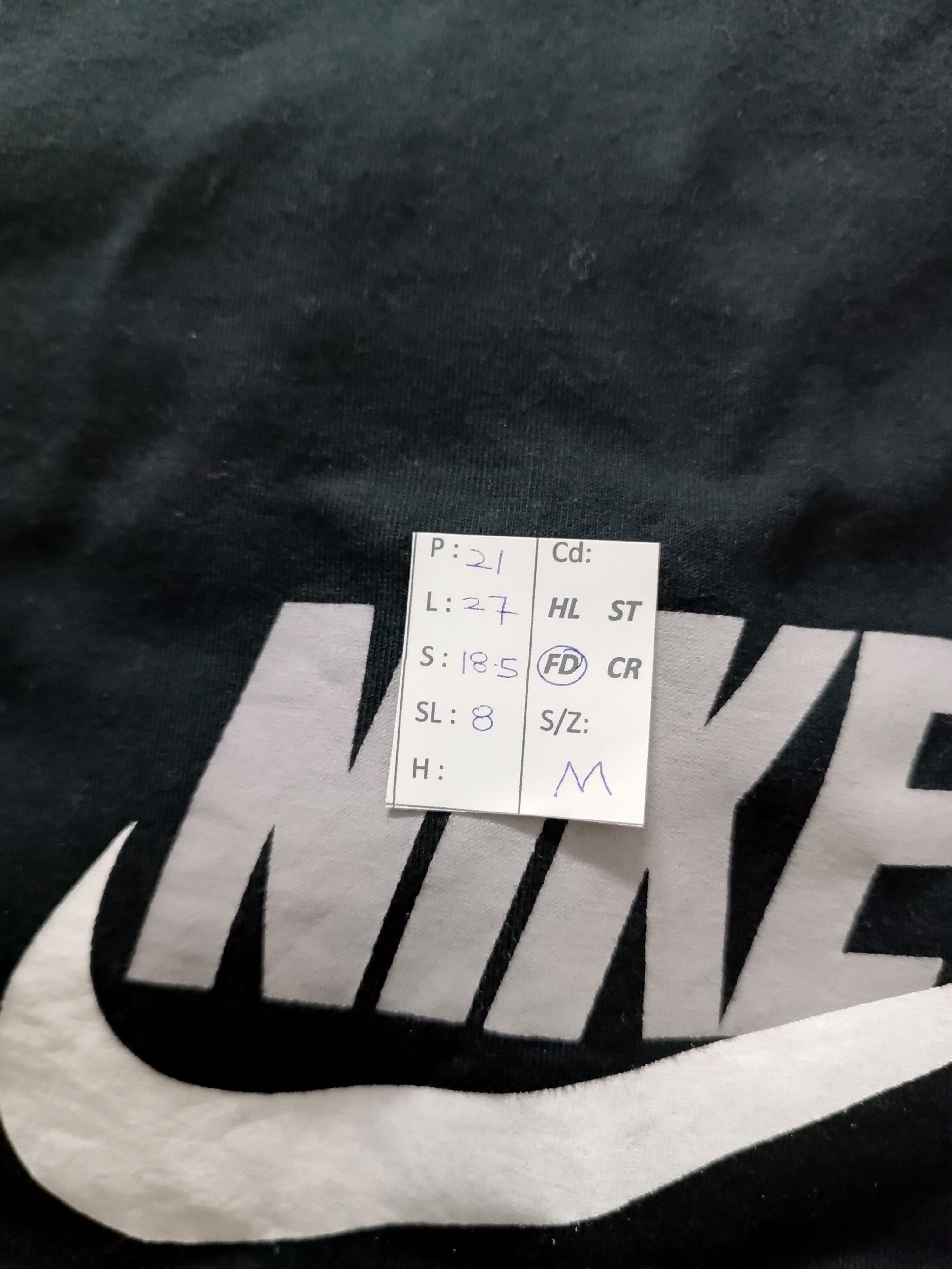 Nike VINTAGE NIKE BIG LOGO SWOOSH JORDAN SPELL OUT TEE Size US M / EU 48-50 / 2 - 15 Thumbnail