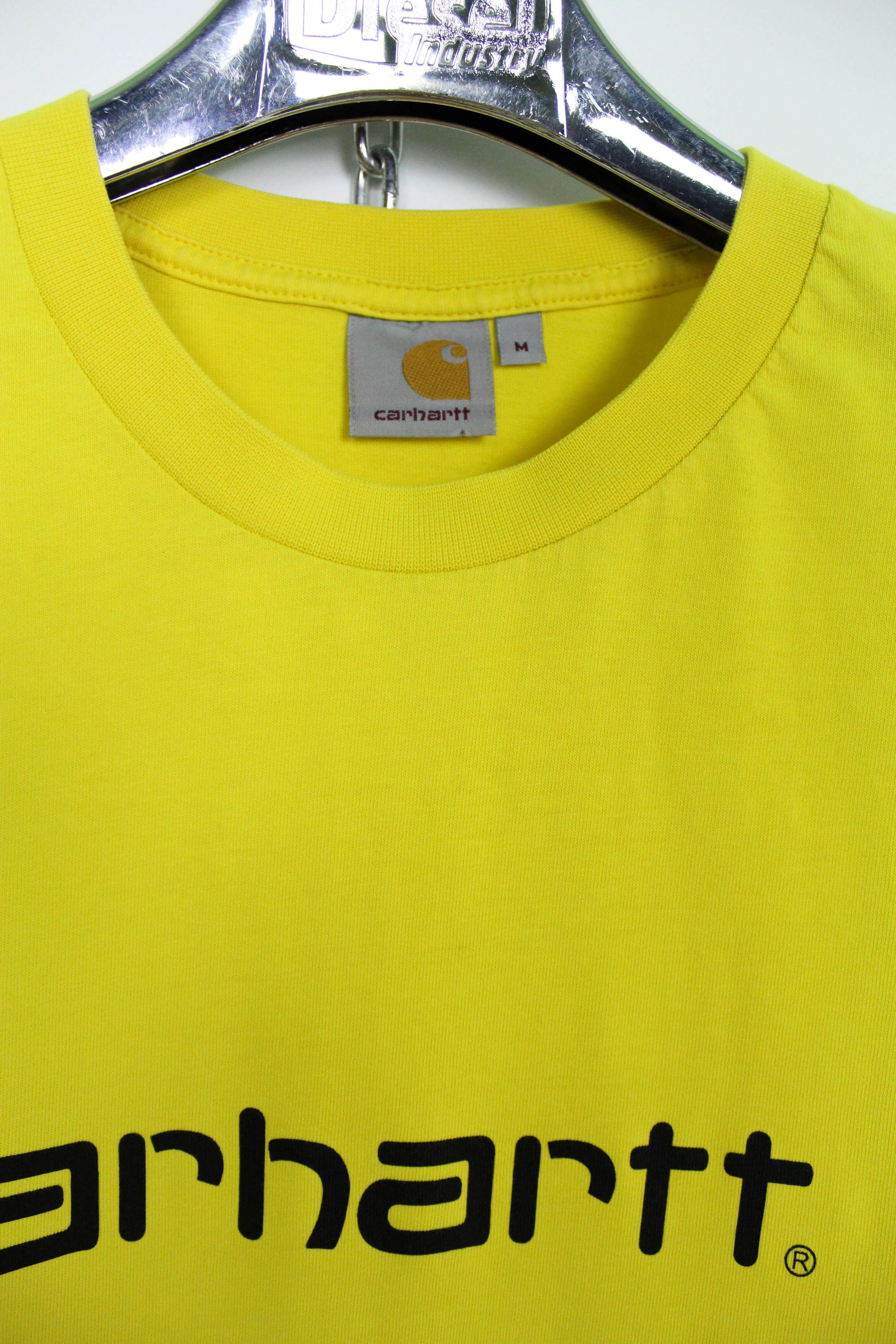 Carhartt Carhartt Yellow S/S Script Chest Logo T-shirt Size M Size US M / EU 48-50 / 2 - 6 Thumbnail