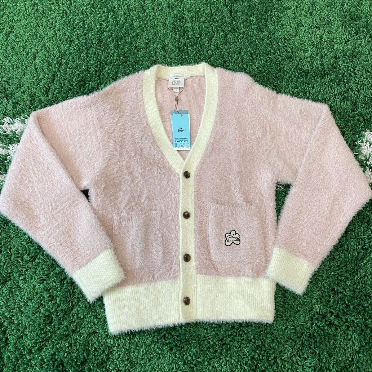 LACOSTE X GOLF LE FLEUR CARDIGAN XS - カーディガン