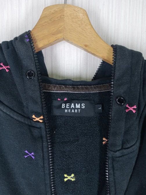 Beams Plus Rare Beams Heart Full Zip Up Hoodie Size US L / EU 52-54 / 3 - 5 Thumbnail