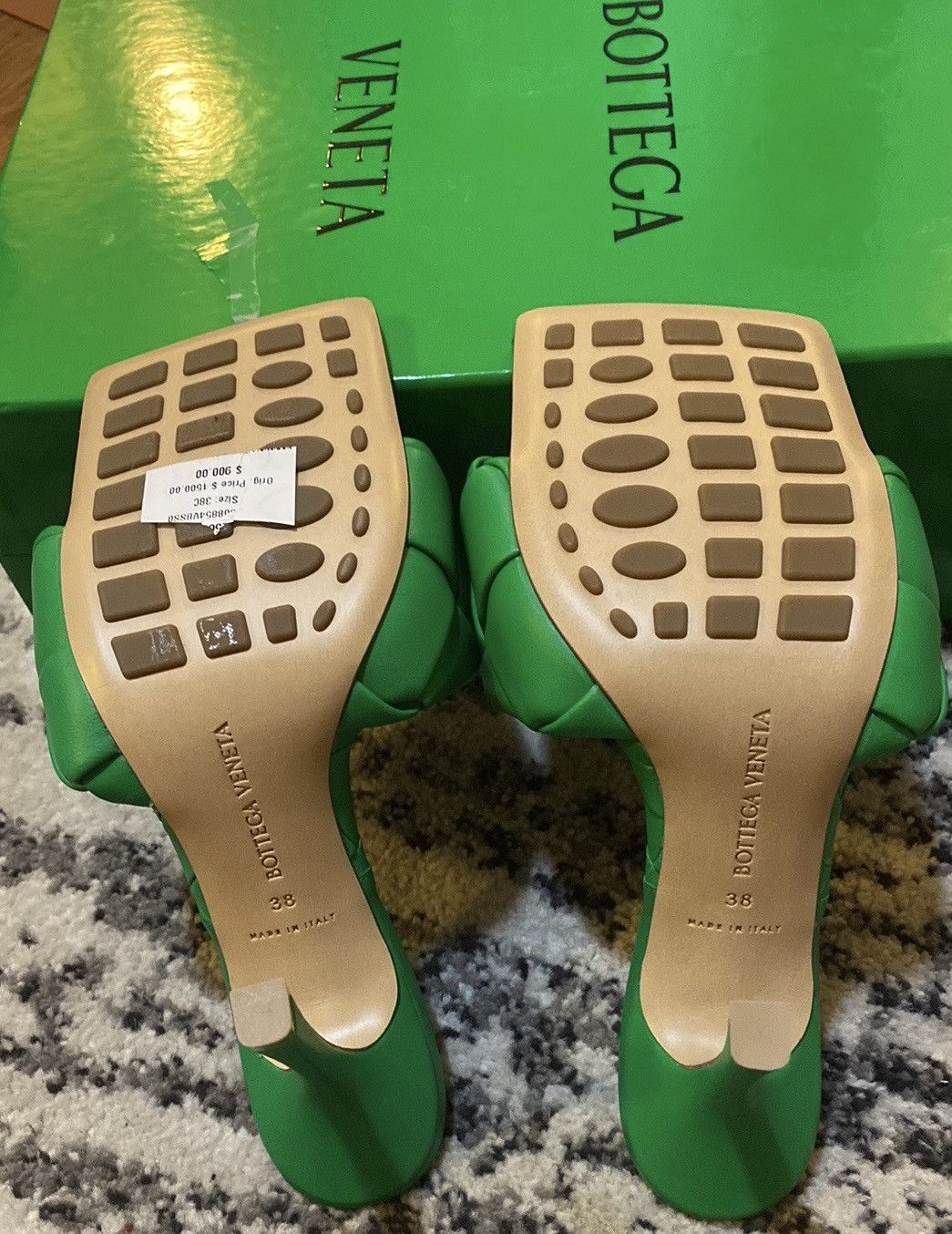 Bottega Veneta Lido Slide Sandal size 38
