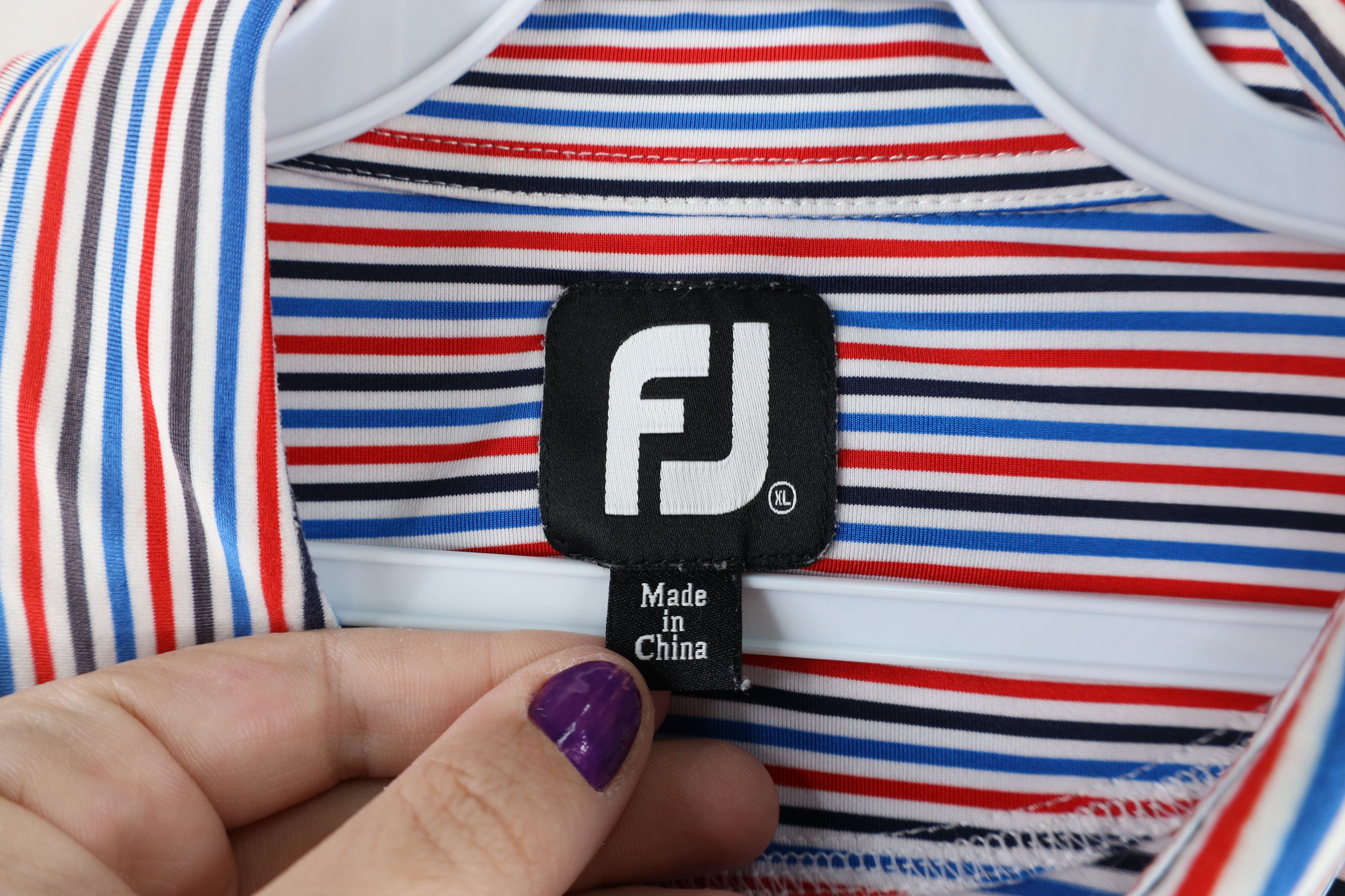 Footjoy × Vintage FootJoy Short Sleeve Collared Golfing Golf Polo Shirt Size US XL / EU 56 / 4 - 6 Thumbnail