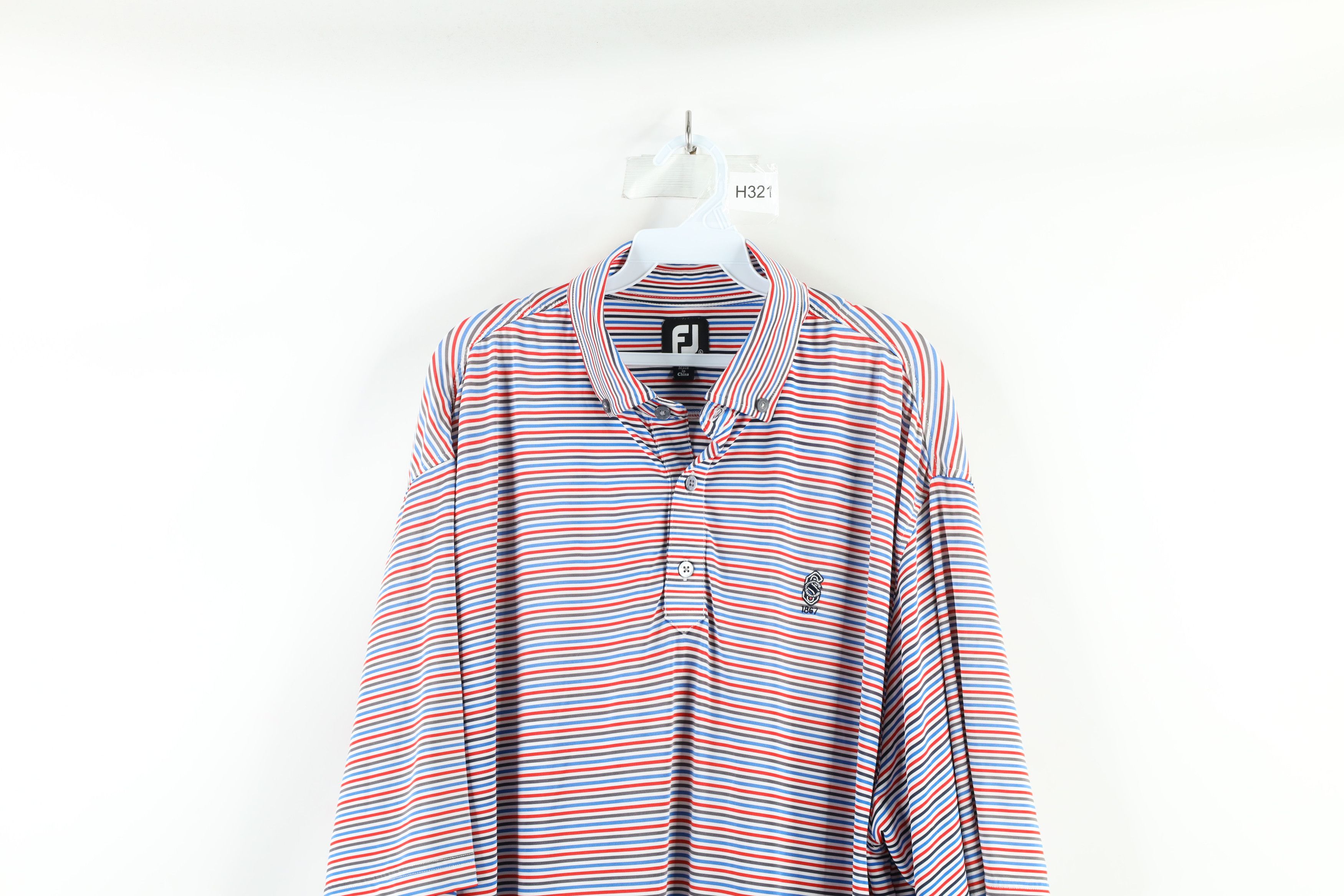 Footjoy × Vintage FootJoy Short Sleeve Collared Golfing Golf Polo Shirt Size US XL / EU 56 / 4 - 2 Thumbnail