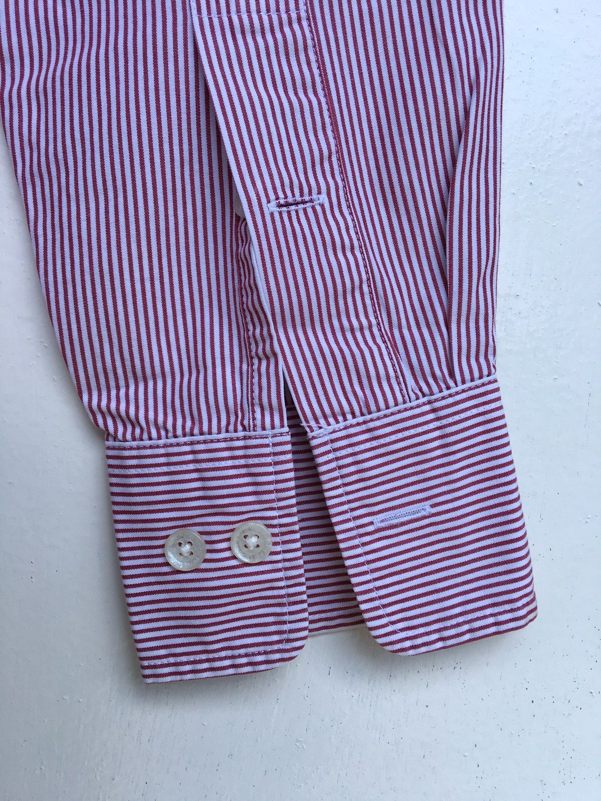Bape One Point Striped BD Shirt Size US M / EU 48-50 / 2 - 12 Thumbnail