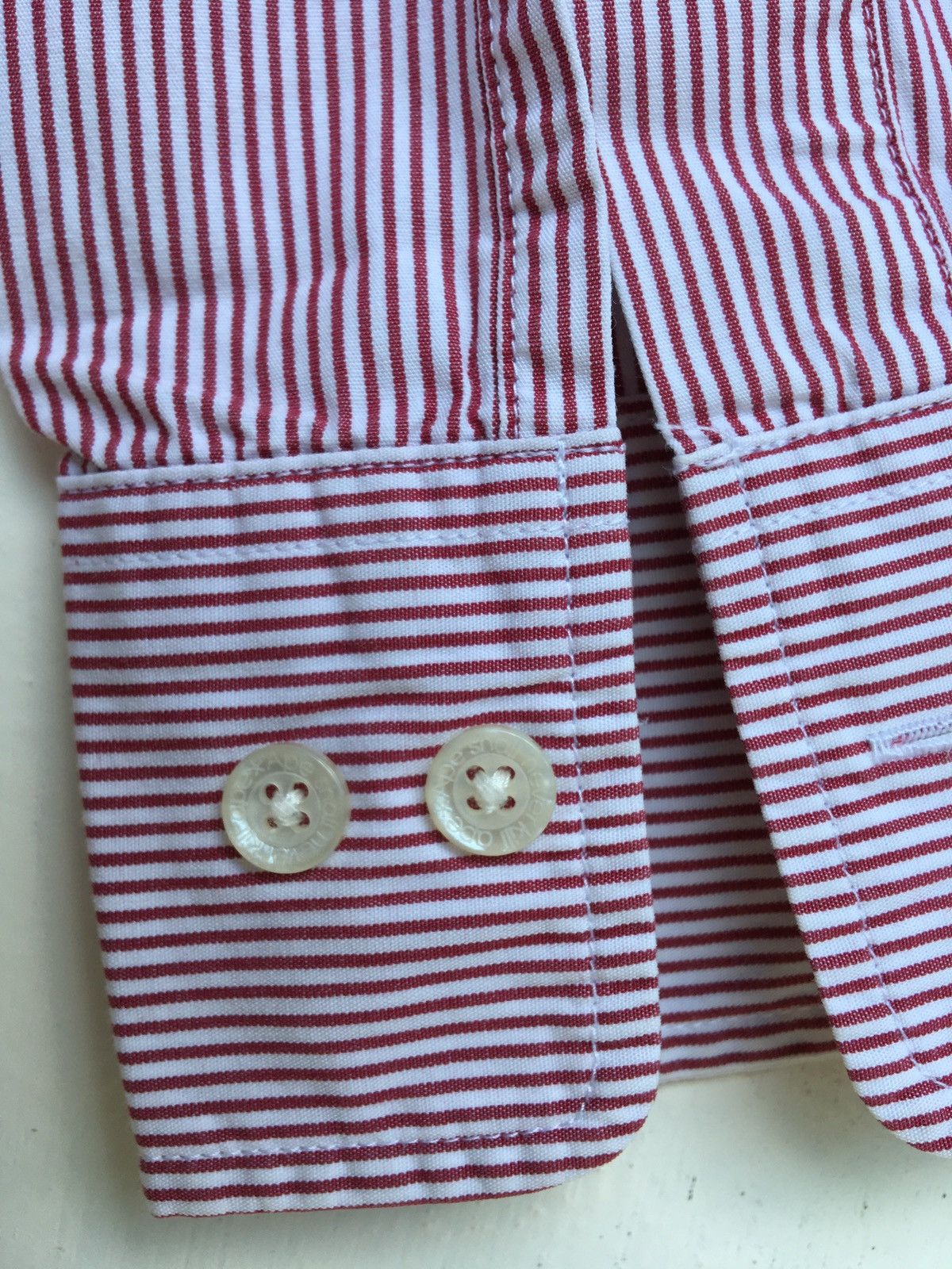 Bape One Point Striped BD Shirt Size US M / EU 48-50 / 2 - 13 Thumbnail