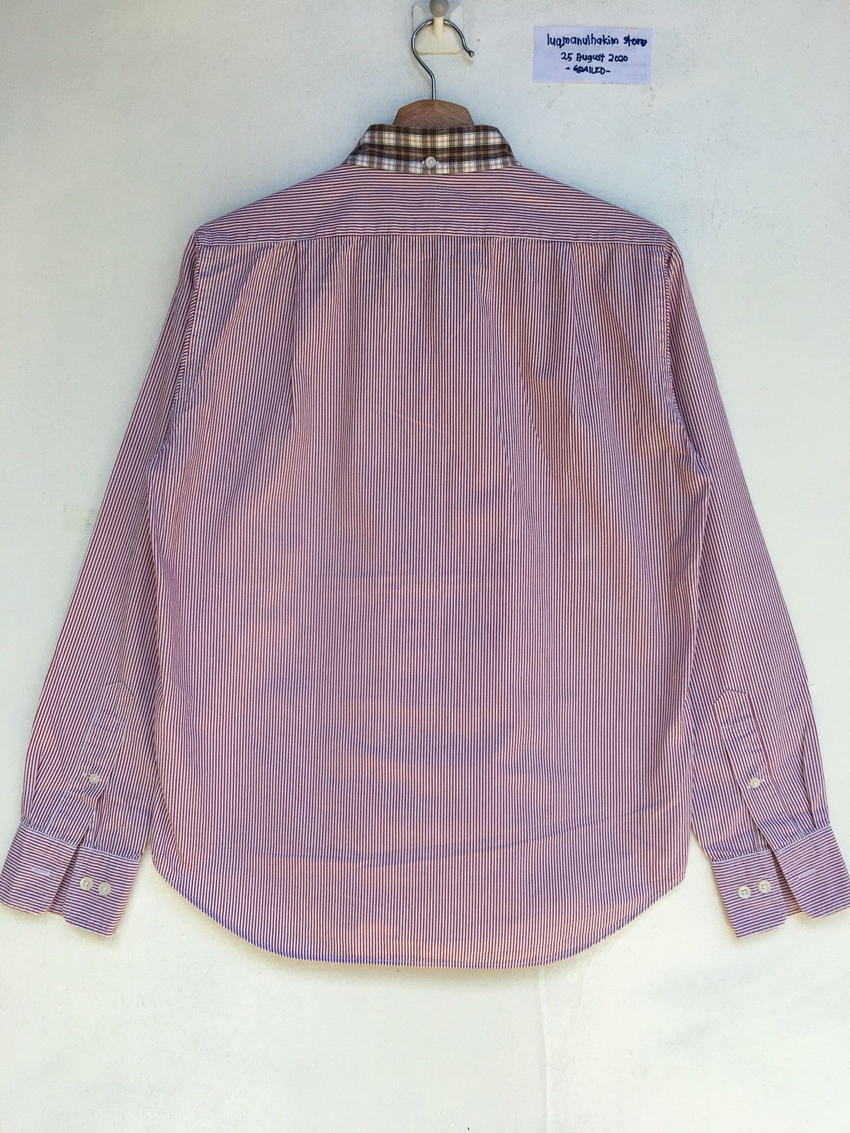 Bape One Point Striped BD Shirt Size US M / EU 48-50 / 2 - 9 Thumbnail
