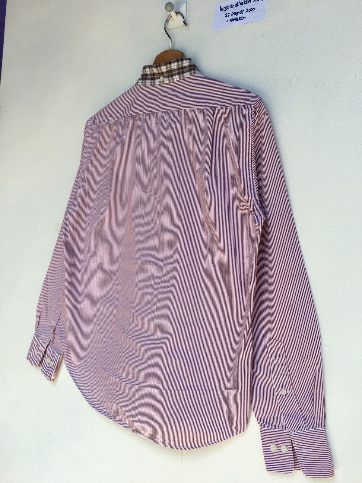 Bape One Point Striped BD Shirt Size US M / EU 48-50 / 2 - 11 Thumbnail