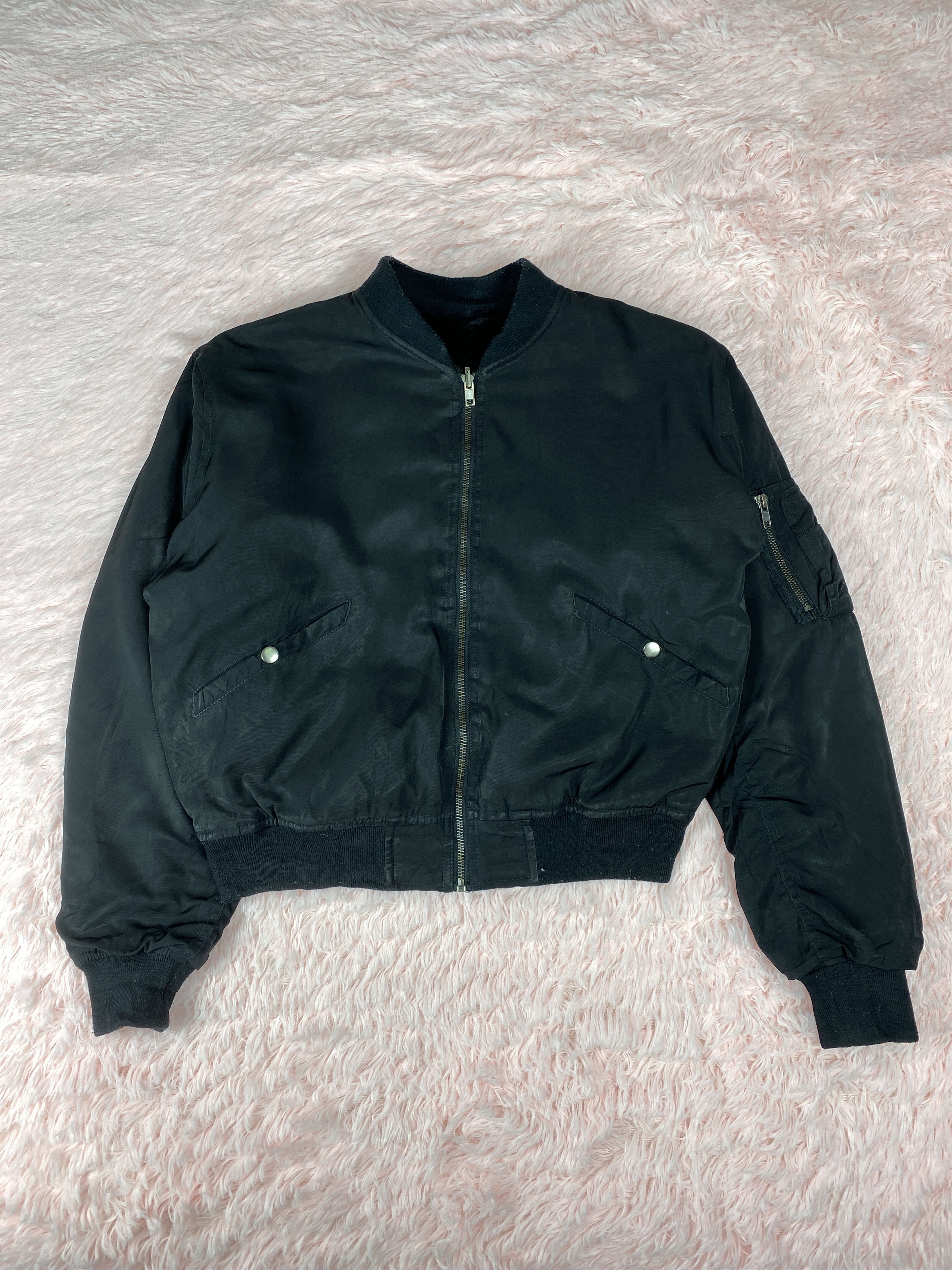 Japanese Brand Vintage Japanese Brand Reversible Bomber Sherpa Jacket J1619 Size US L / EU 52-54 / 3 - 1 Thumbnail